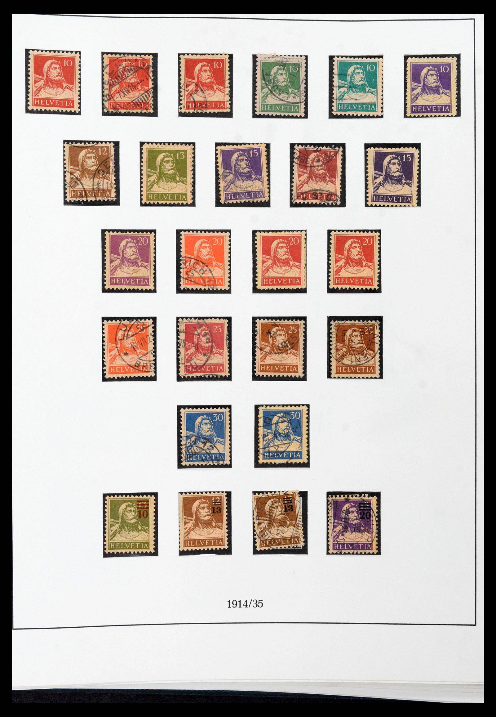 39235 0016 - Stamp collection 39235 Switzerland 1843-1960.