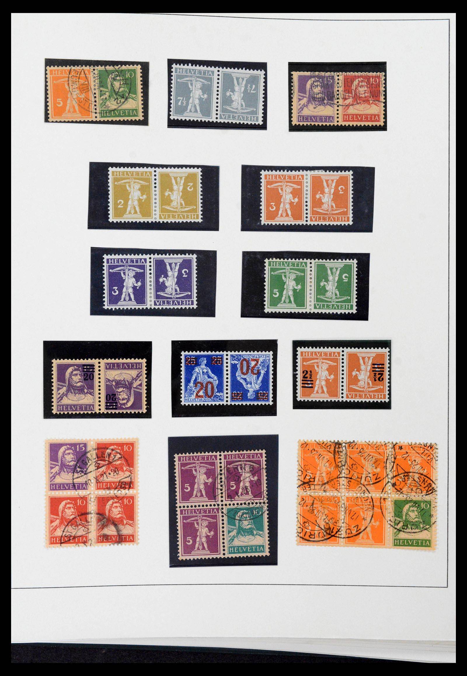 39235 0017 - Stamp collection 39235 Switzerland 1843-1960.