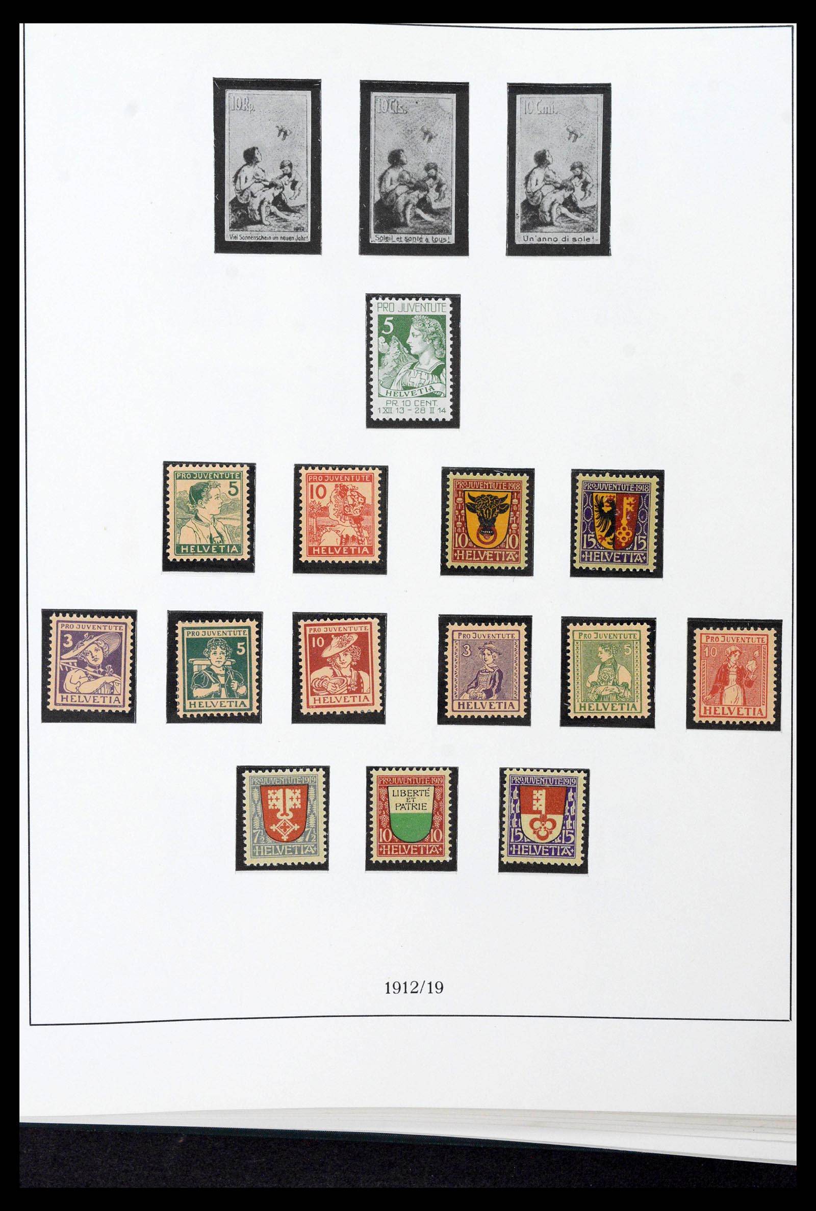 39235 0018 - Stamp collection 39235 Switzerland 1843-1960.