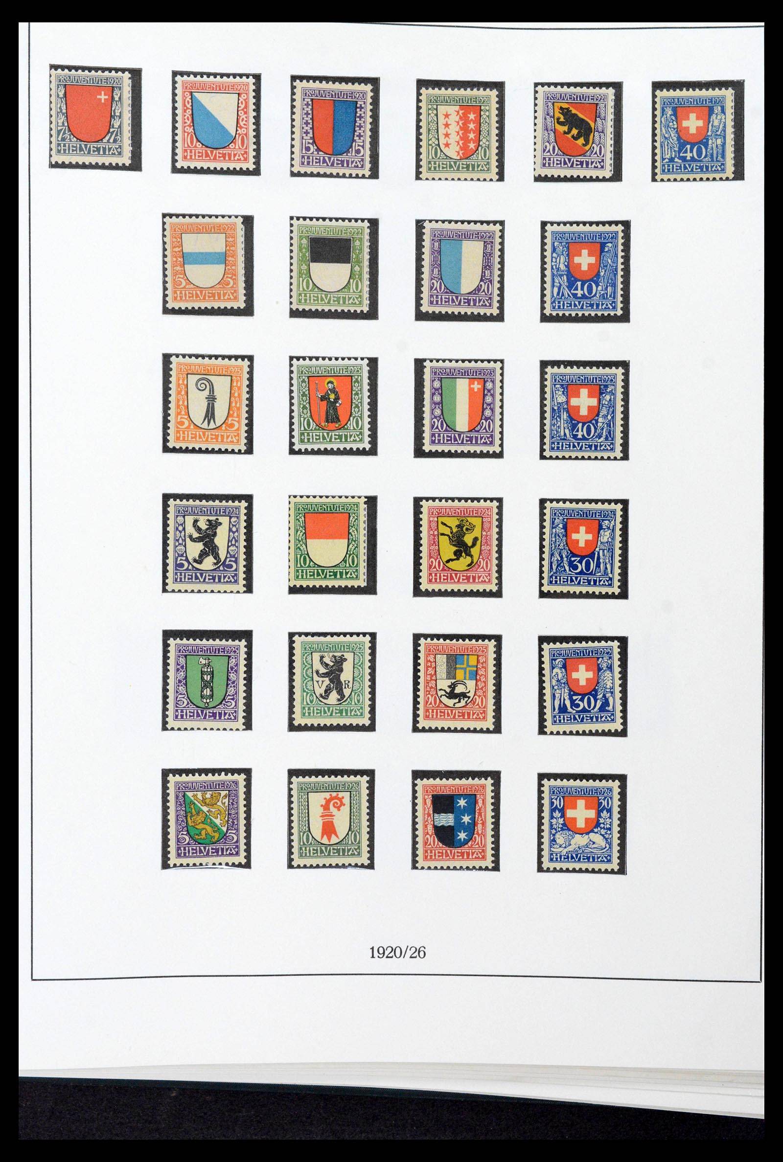 39235 0019 - Stamp collection 39235 Switzerland 1843-1960.