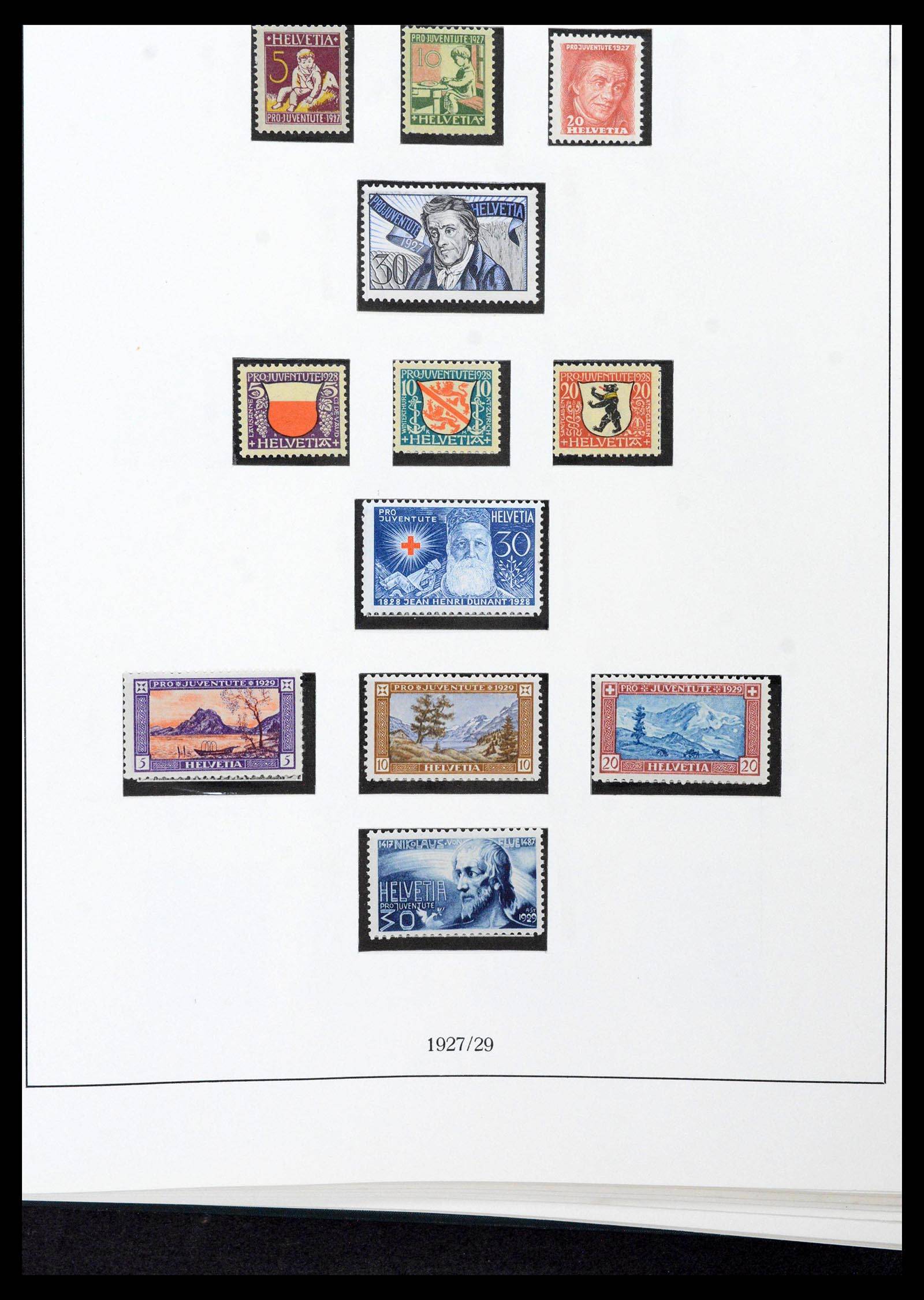 39235 0020 - Stamp collection 39235 Switzerland 1843-1960.