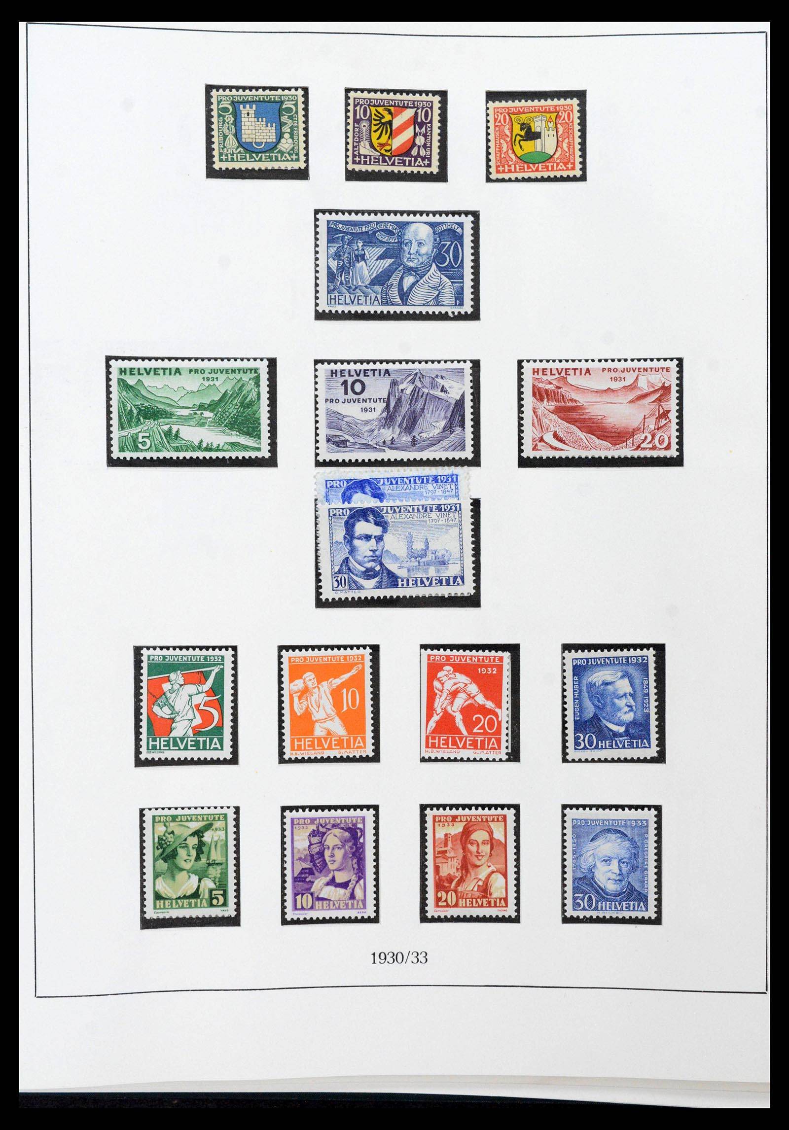 39235 0021 - Stamp collection 39235 Switzerland 1843-1960.
