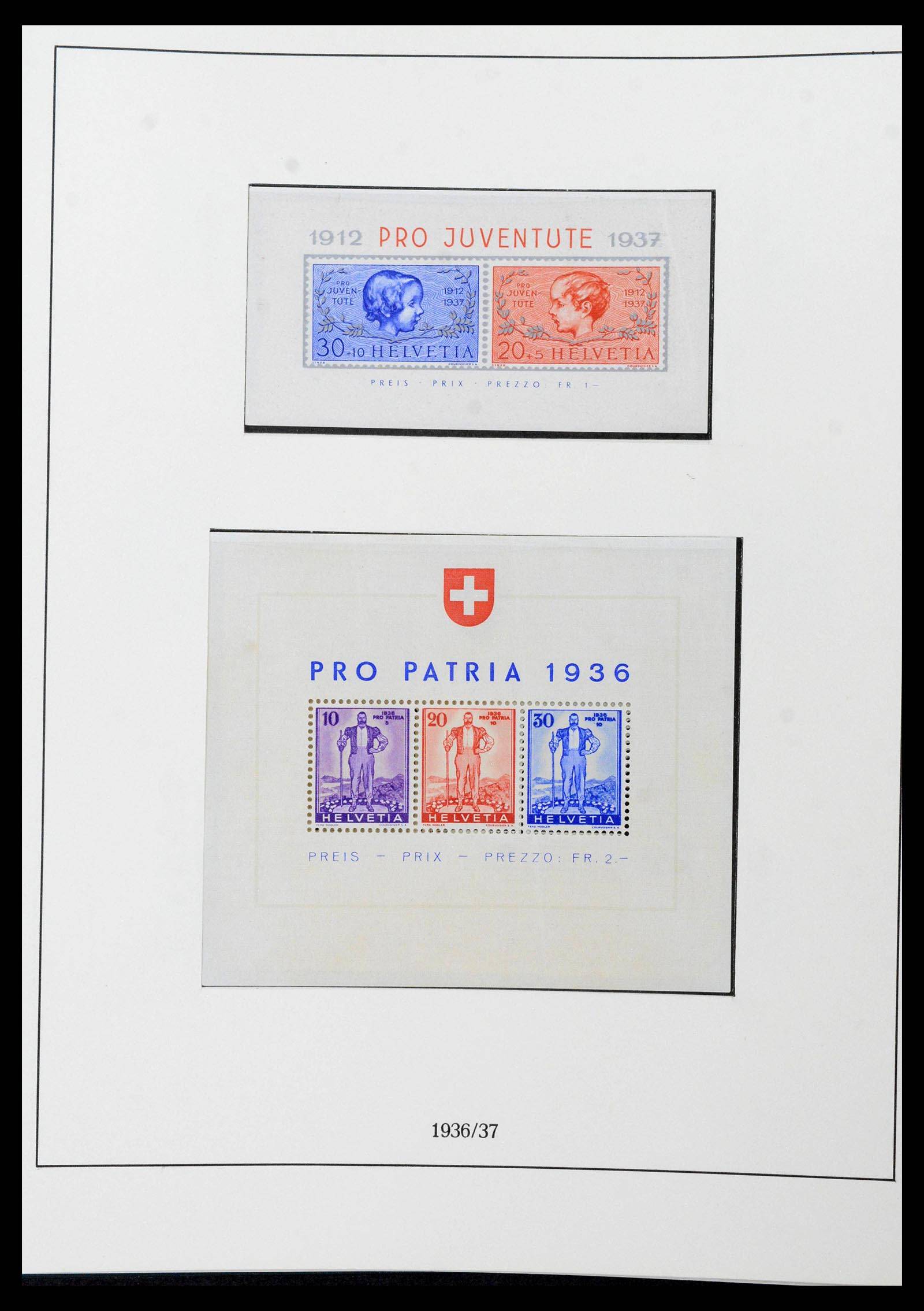 39235 0026 - Stamp collection 39235 Switzerland 1843-1960.