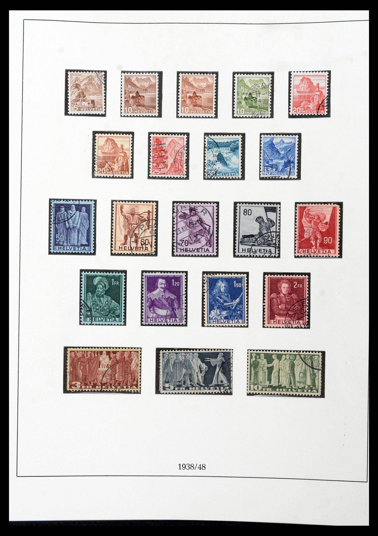 39235 0027 - Stamp collection 39235 Switzerland 1843-1960.