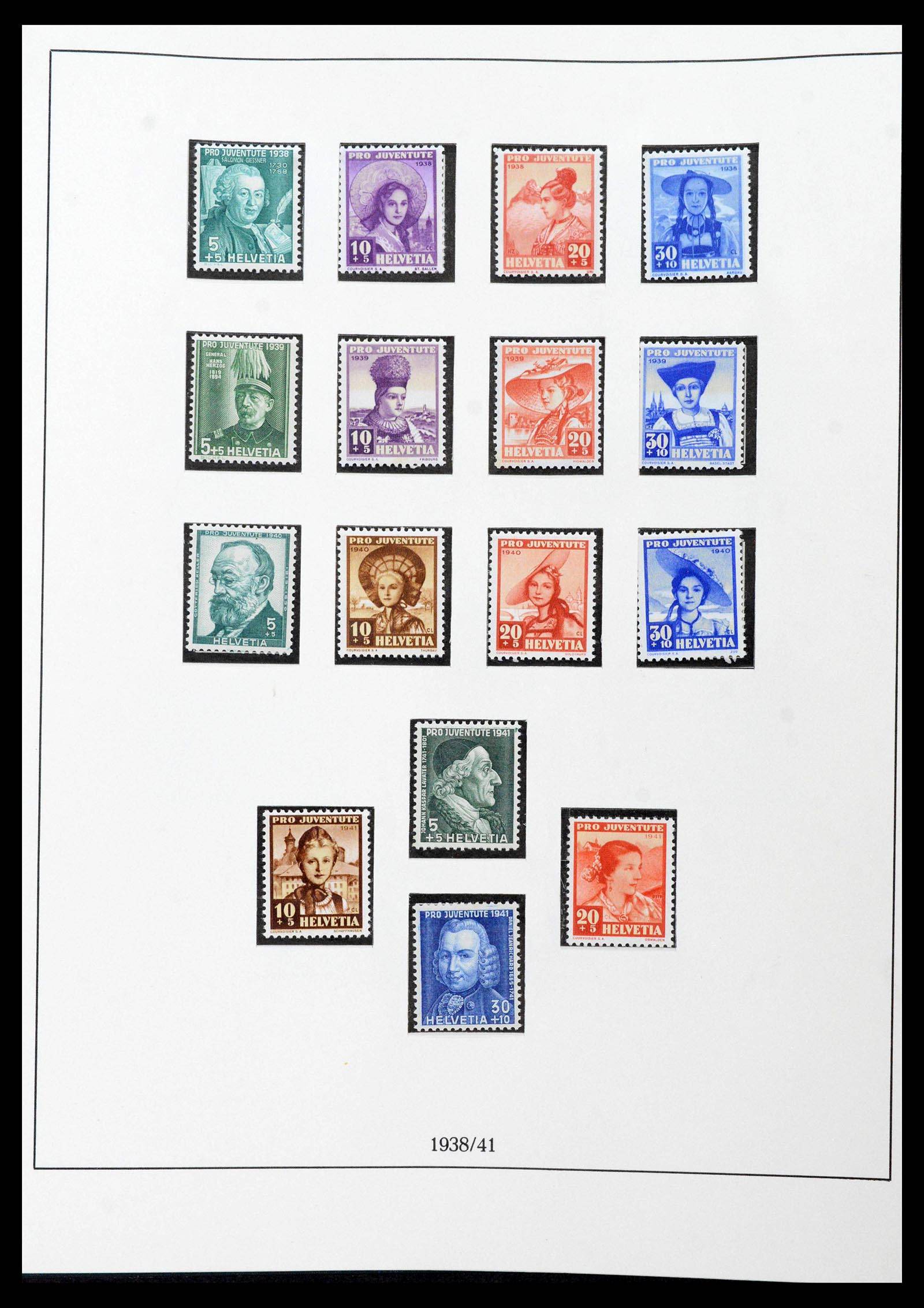 39235 0029 - Stamp collection 39235 Switzerland 1843-1960.