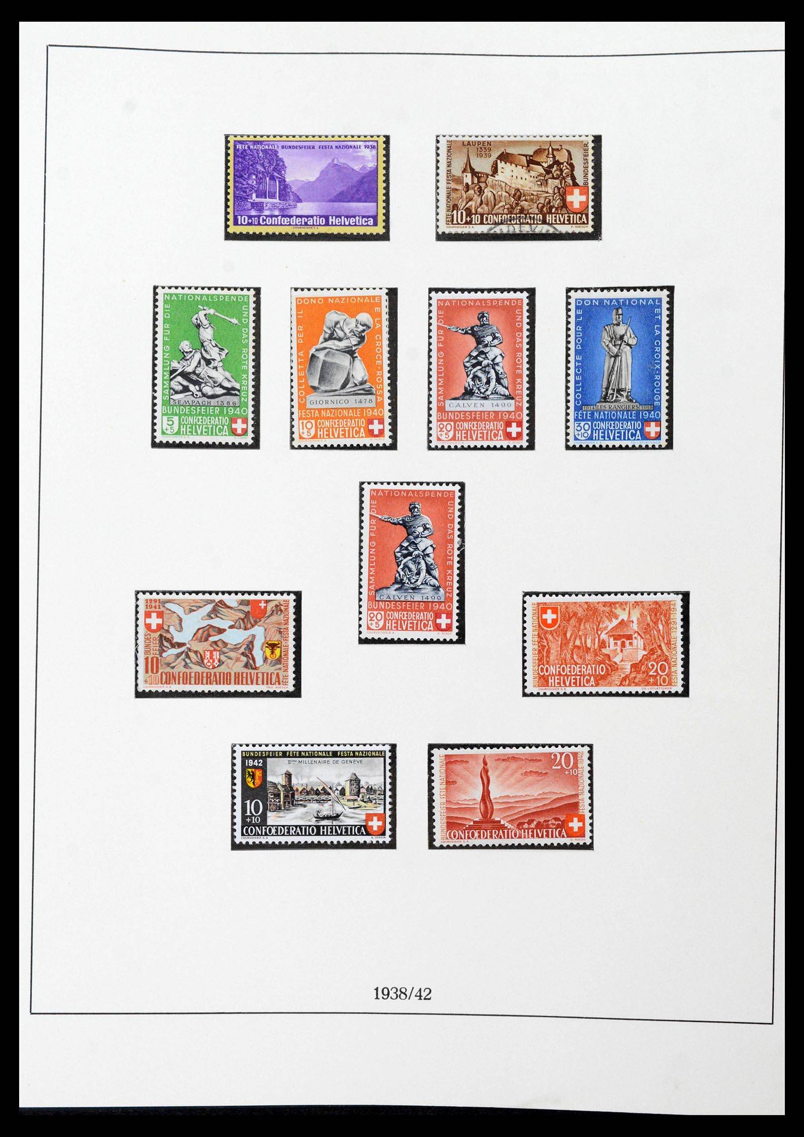 39235 0030 - Stamp collection 39235 Switzerland 1843-1960.