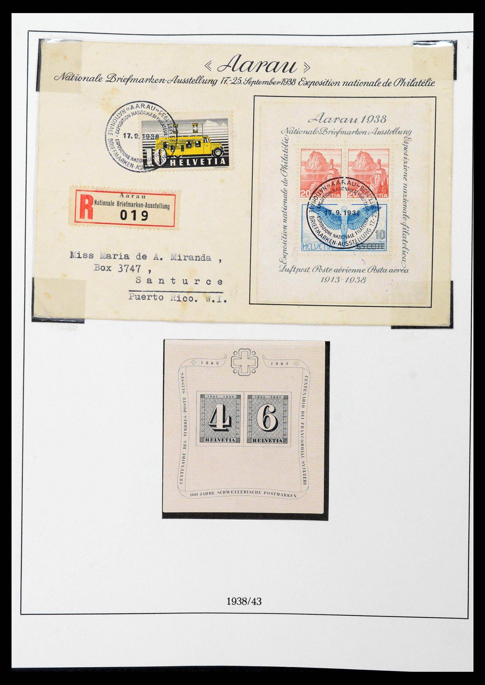 39235 0031 - Stamp collection 39235 Switzerland 1843-1960.