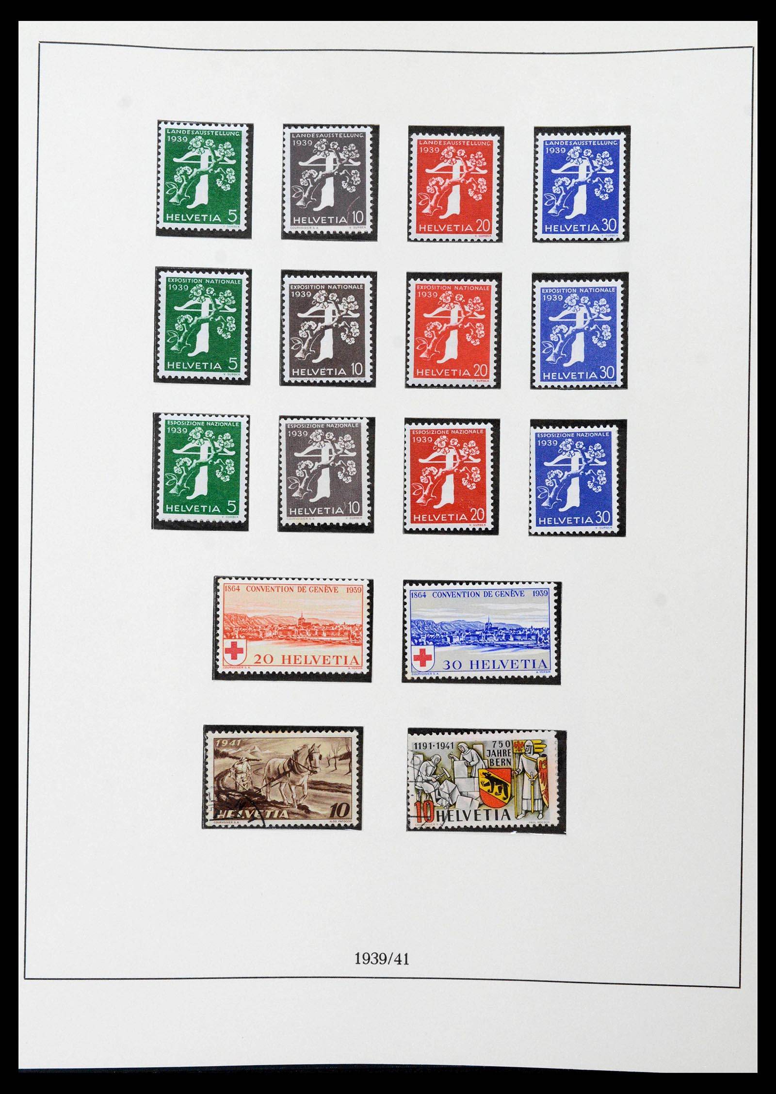 39235 0032 - Stamp collection 39235 Switzerland 1843-1960.