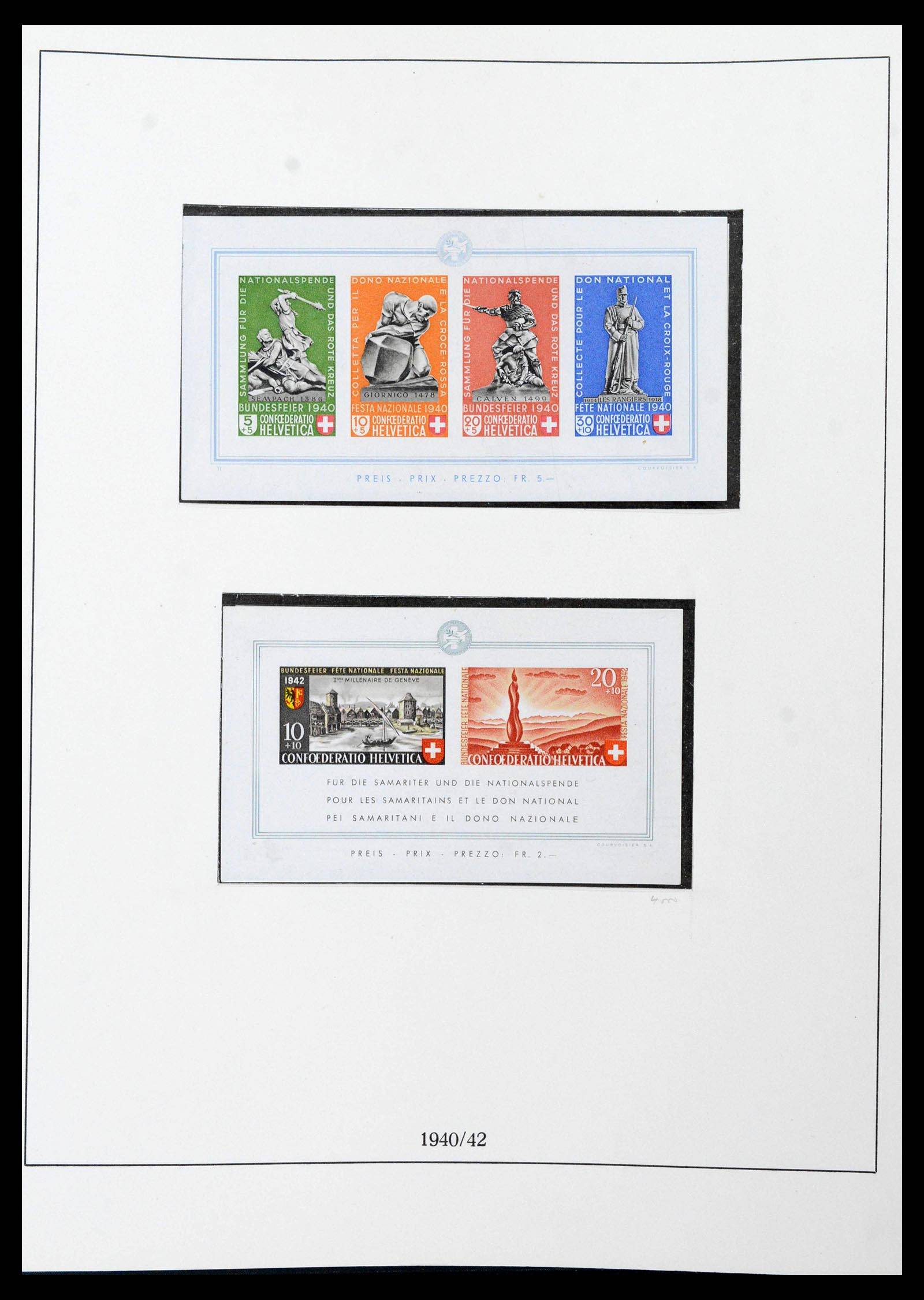 39235 0033 - Stamp collection 39235 Switzerland 1843-1960.