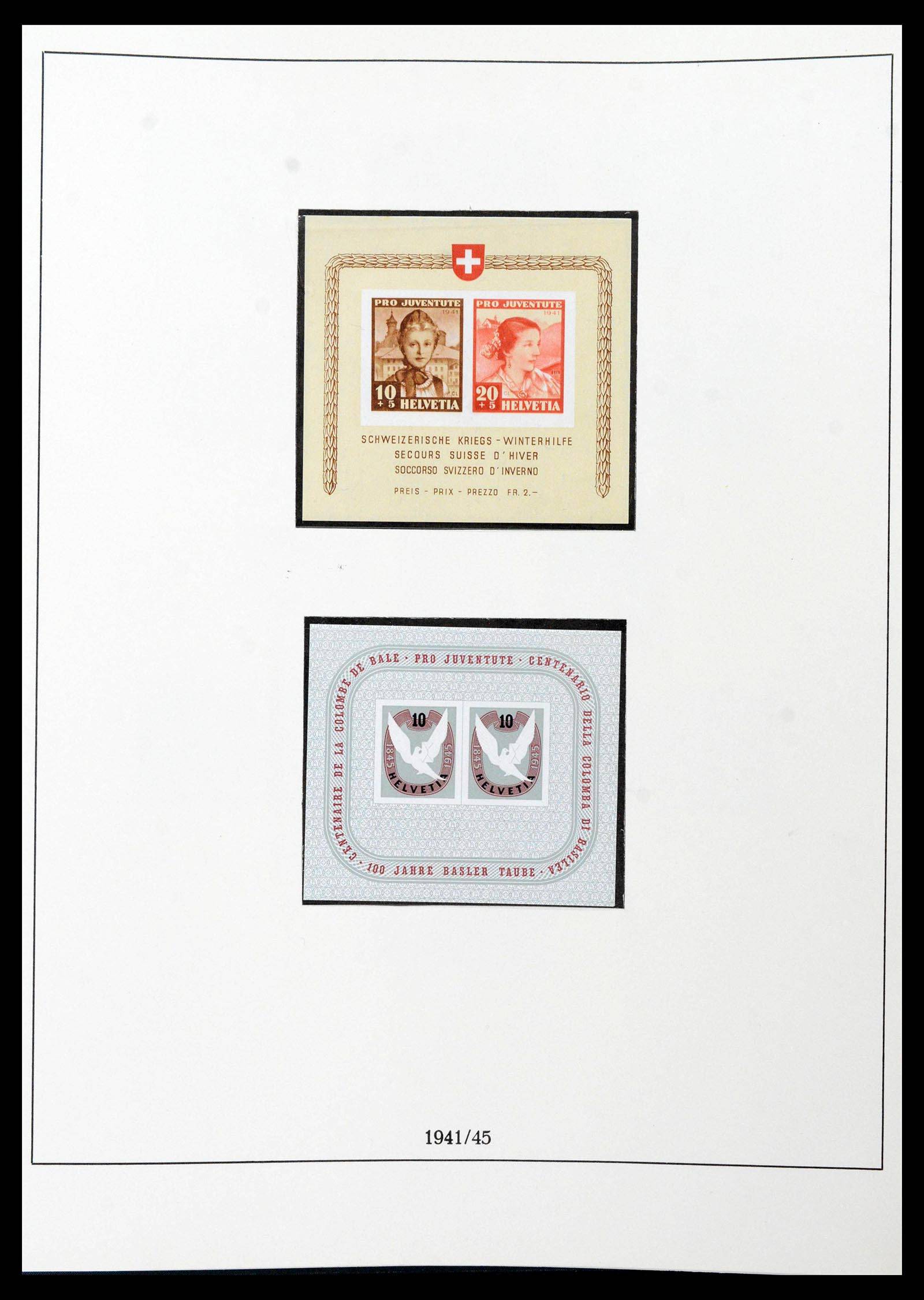 39235 0034 - Stamp collection 39235 Switzerland 1843-1960.