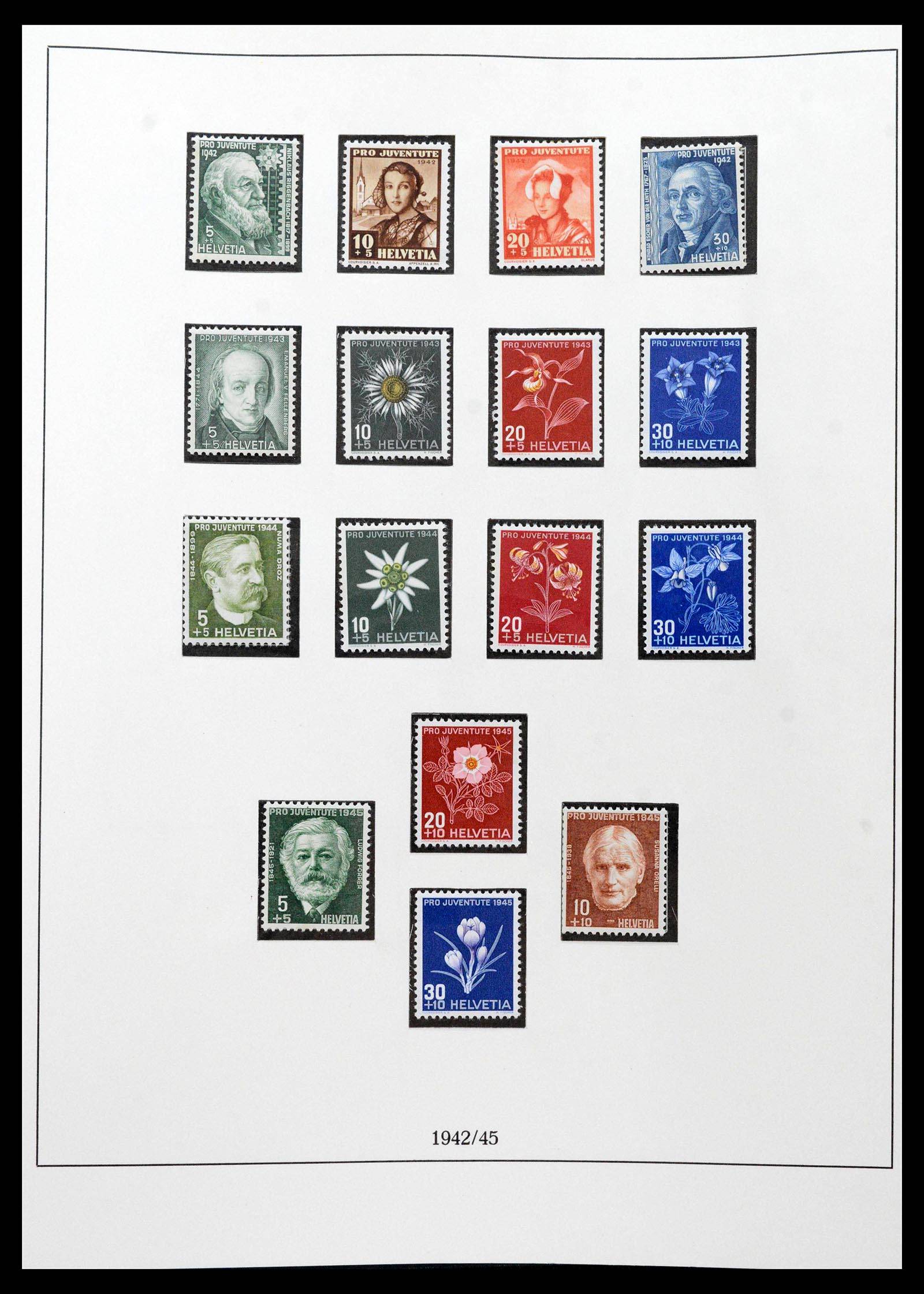 39235 0036 - Stamp collection 39235 Switzerland 1843-1960.
