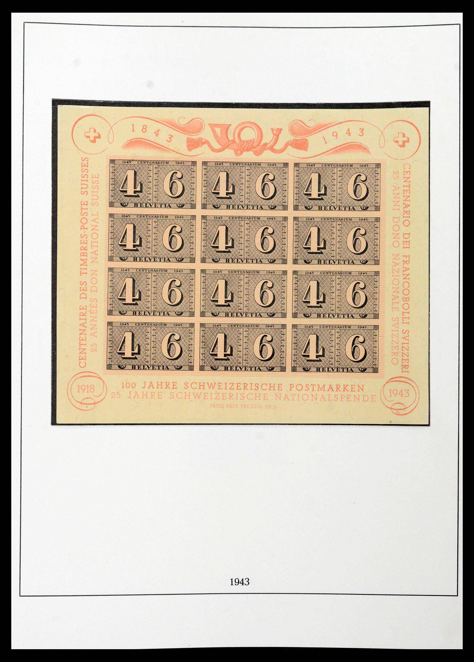 39235 0037 - Stamp collection 39235 Switzerland 1843-1960.