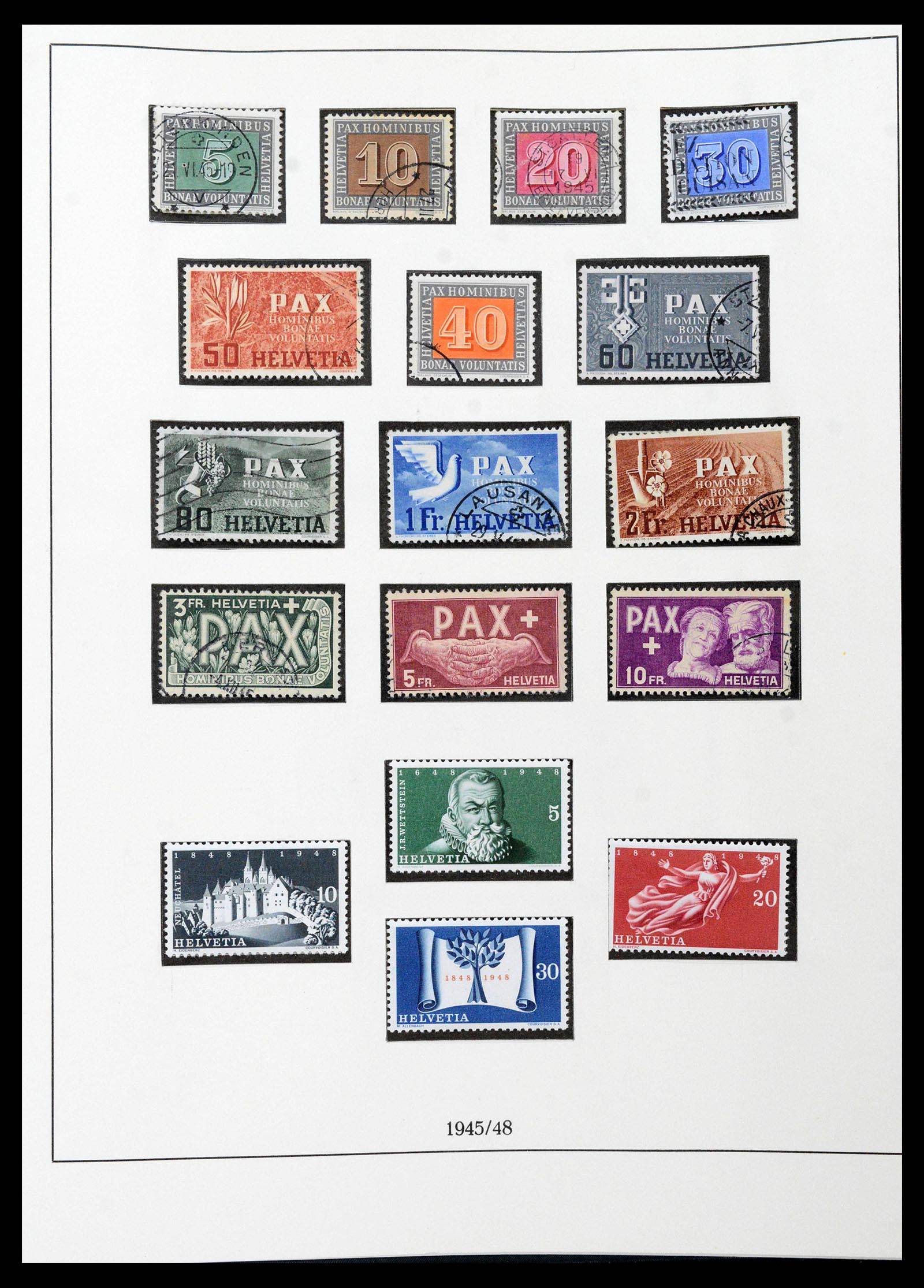 39235 0040 - Stamp collection 39235 Switzerland 1843-1960.