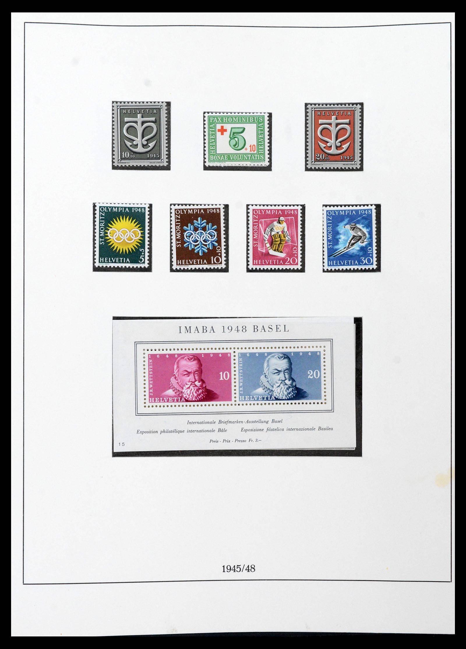 39235 0041 - Stamp collection 39235 Switzerland 1843-1960.