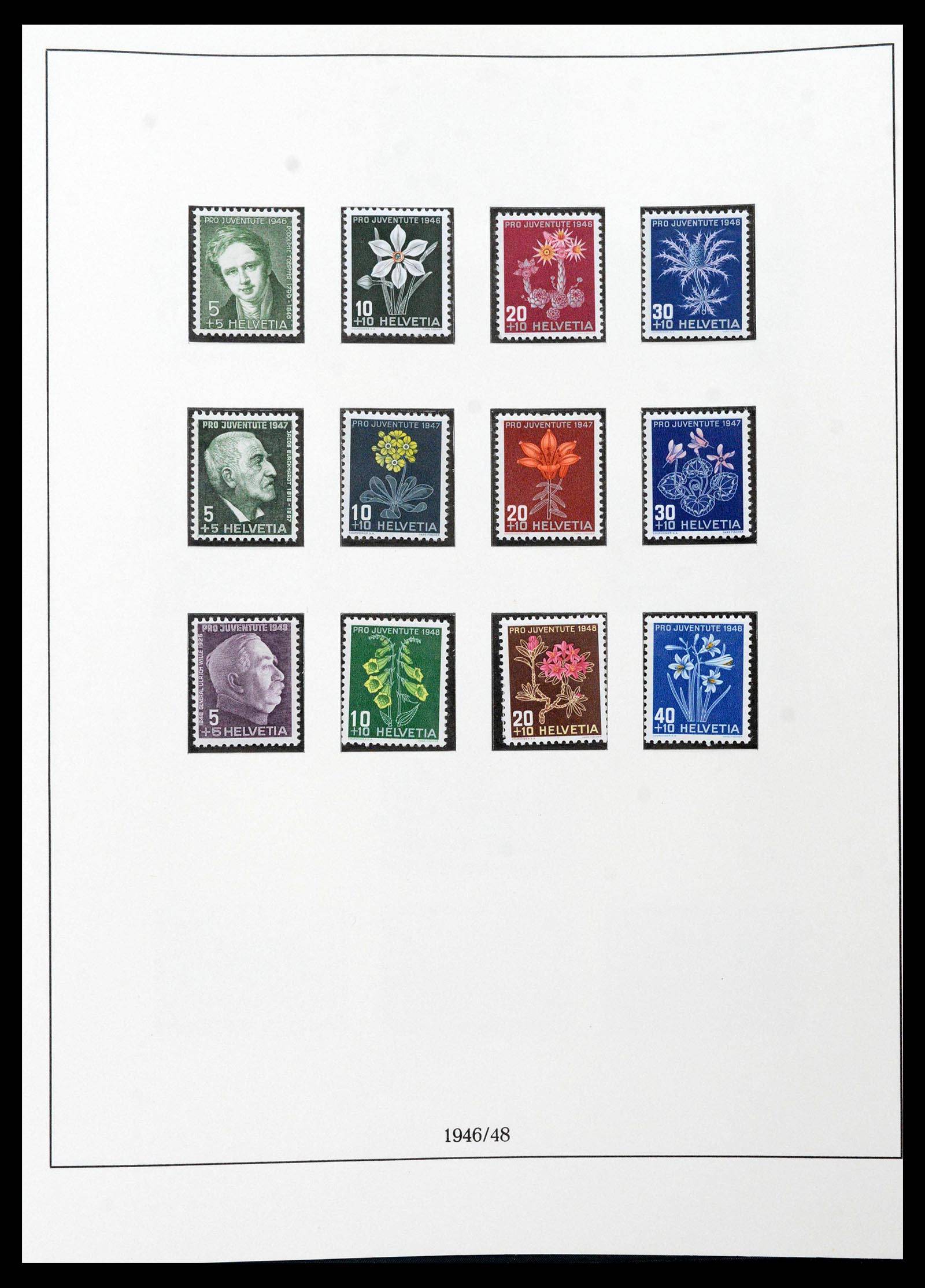39235 0042 - Stamp collection 39235 Switzerland 1843-1960.