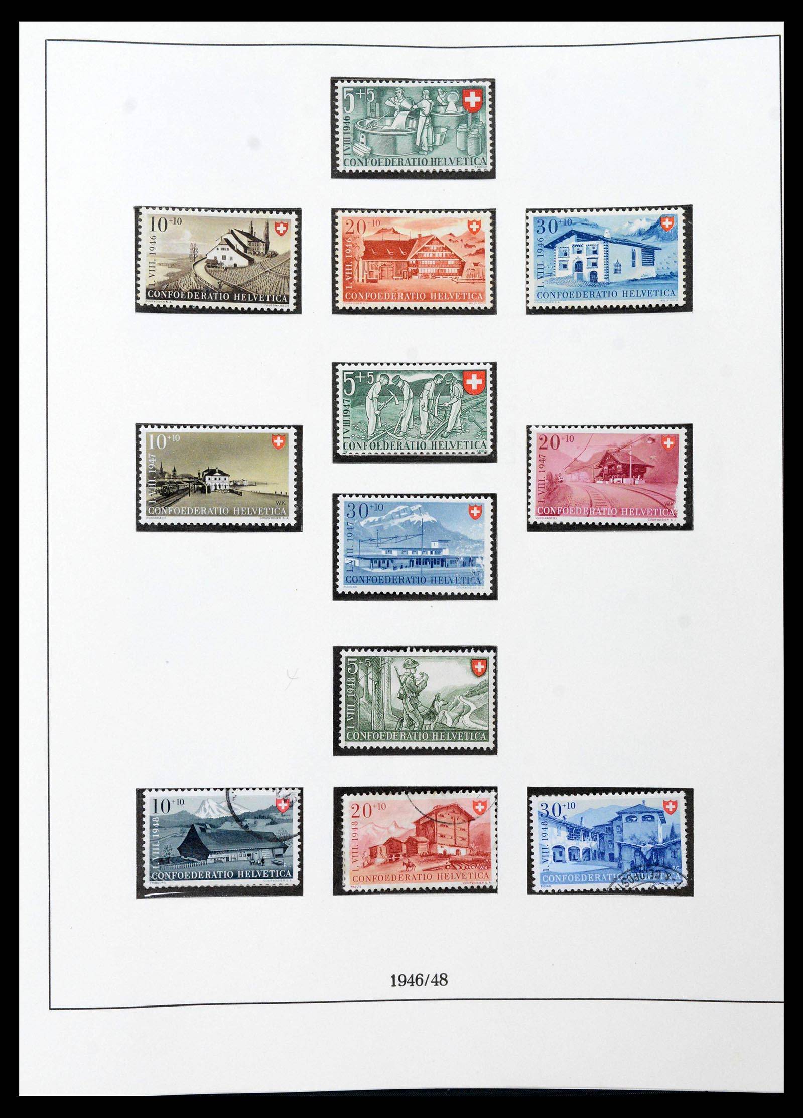 39235 0043 - Stamp collection 39235 Switzerland 1843-1960.