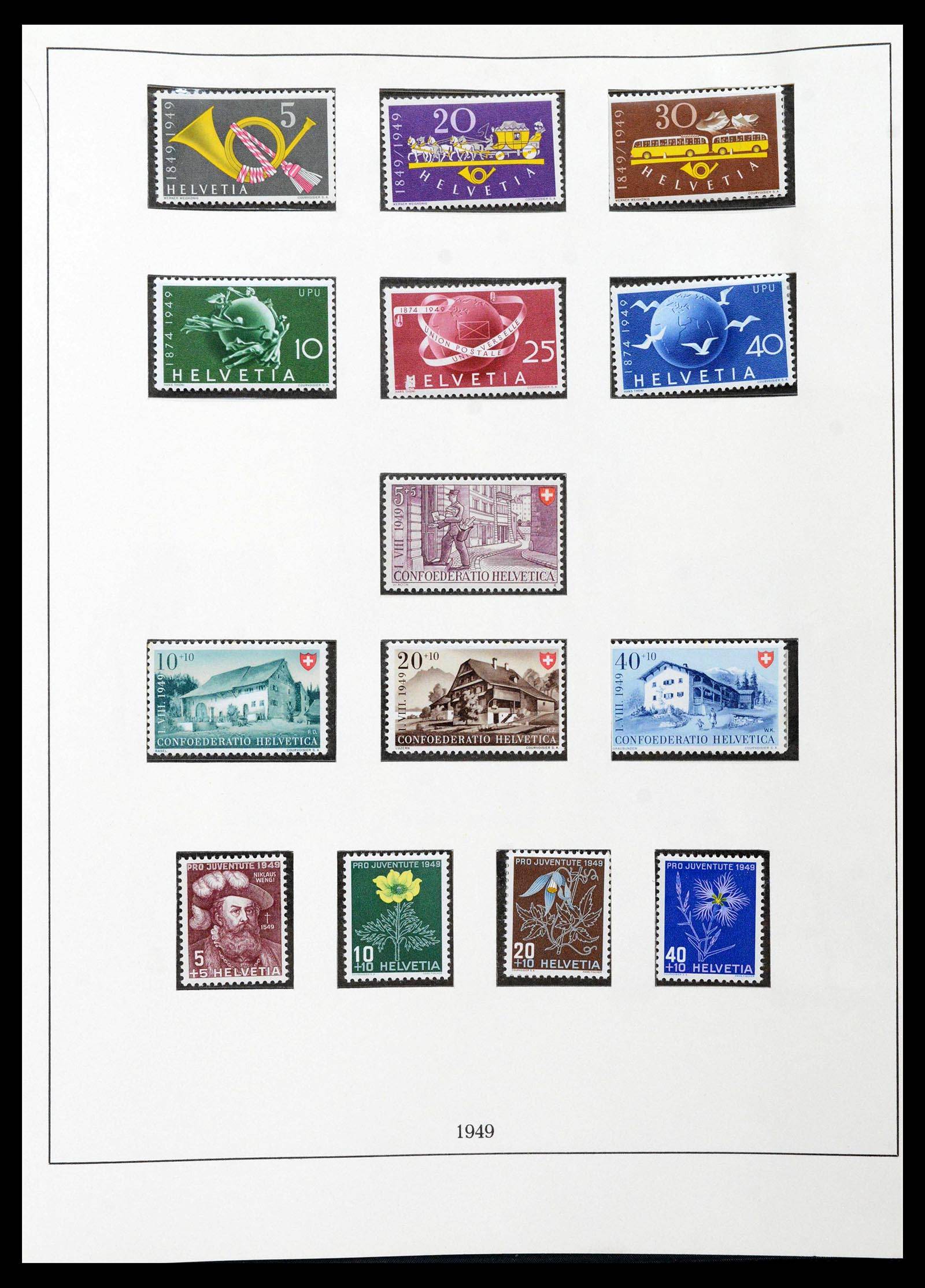 39235 0044 - Stamp collection 39235 Switzerland 1843-1960.