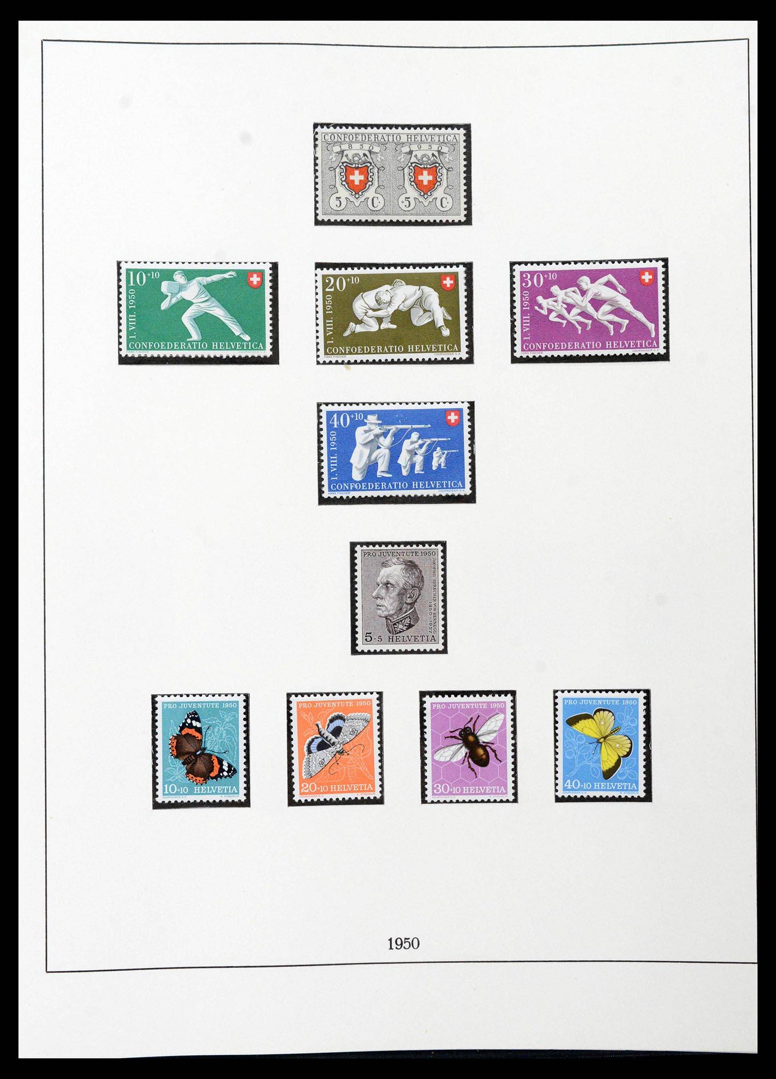39235 0046 - Stamp collection 39235 Switzerland 1843-1960.