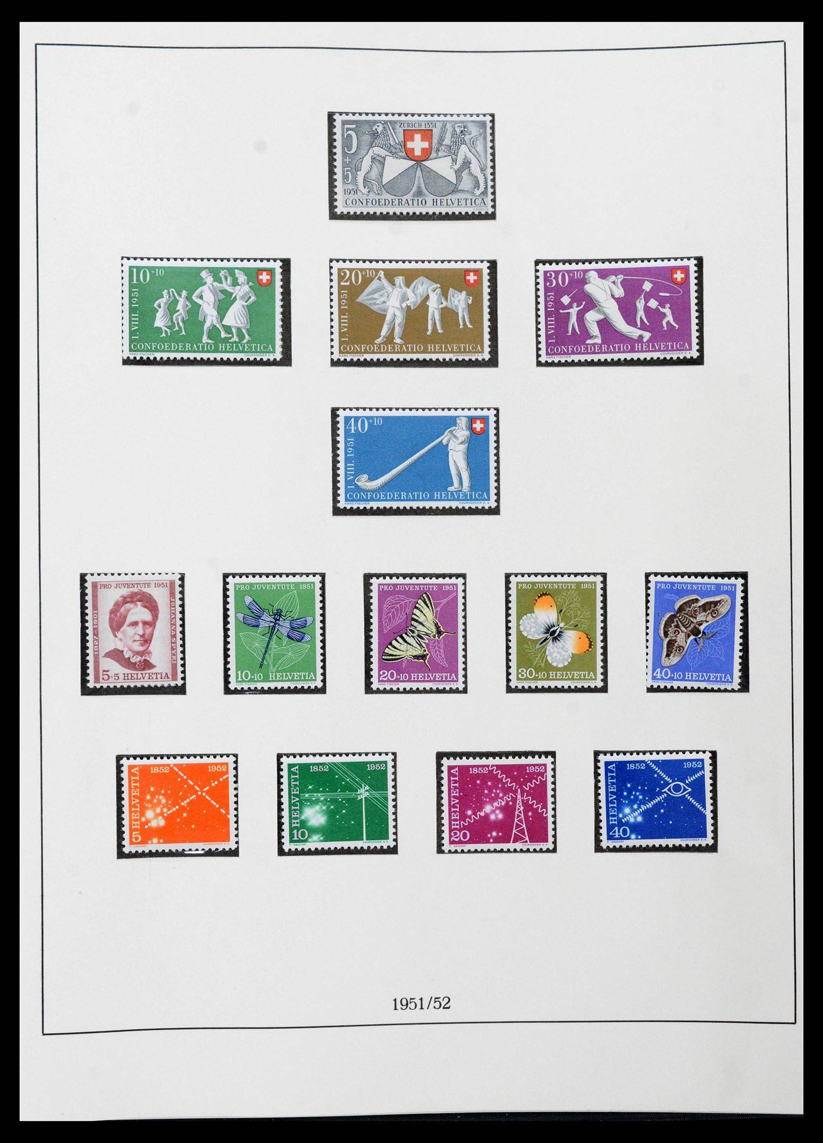 39235 0047 - Stamp collection 39235 Switzerland 1843-1960.