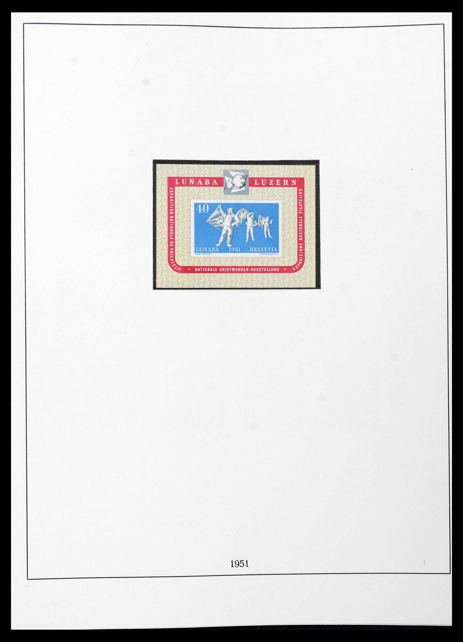 39235 0048 - Stamp collection 39235 Switzerland 1843-1960.