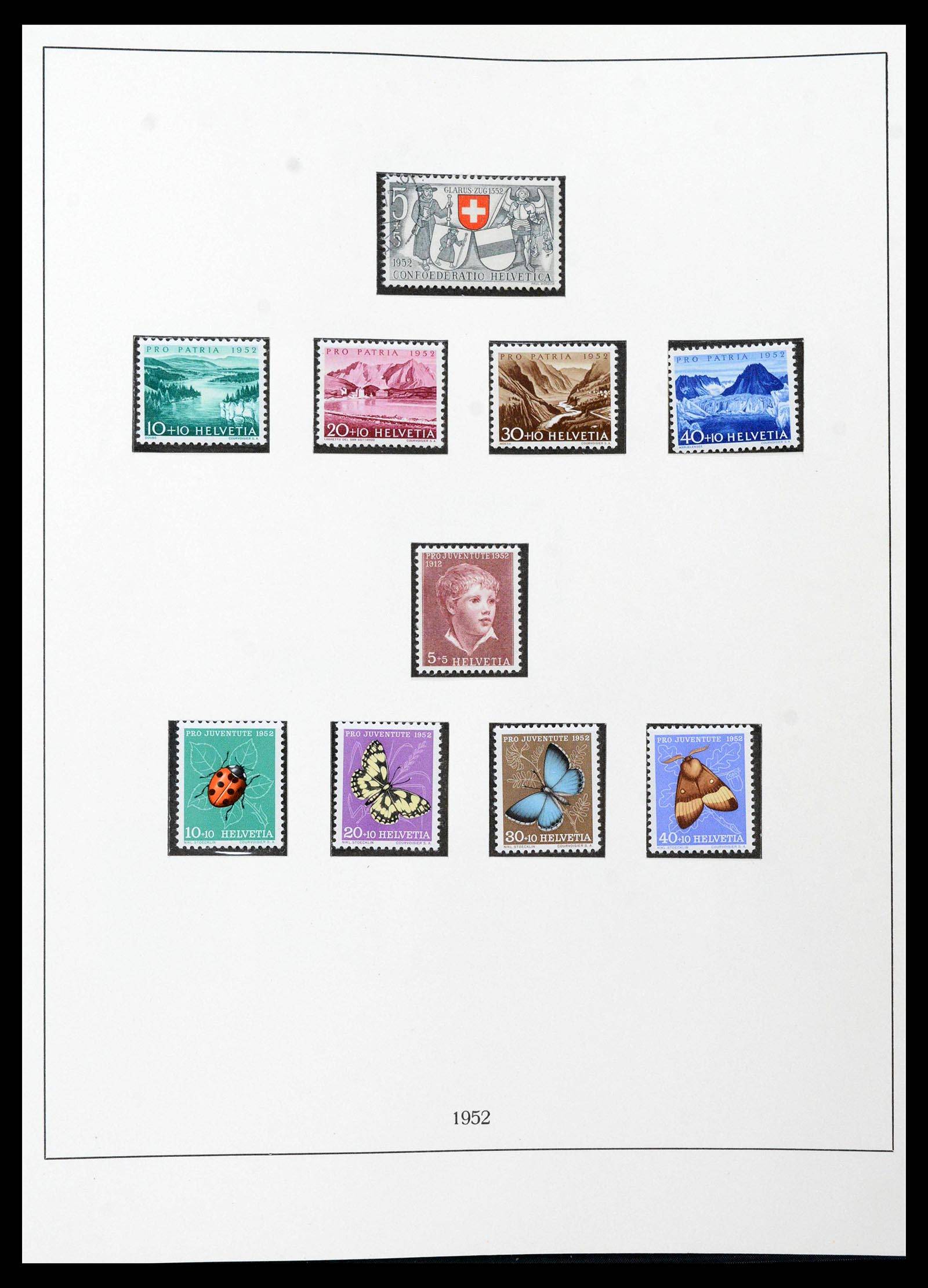 39235 0049 - Stamp collection 39235 Switzerland 1843-1960.