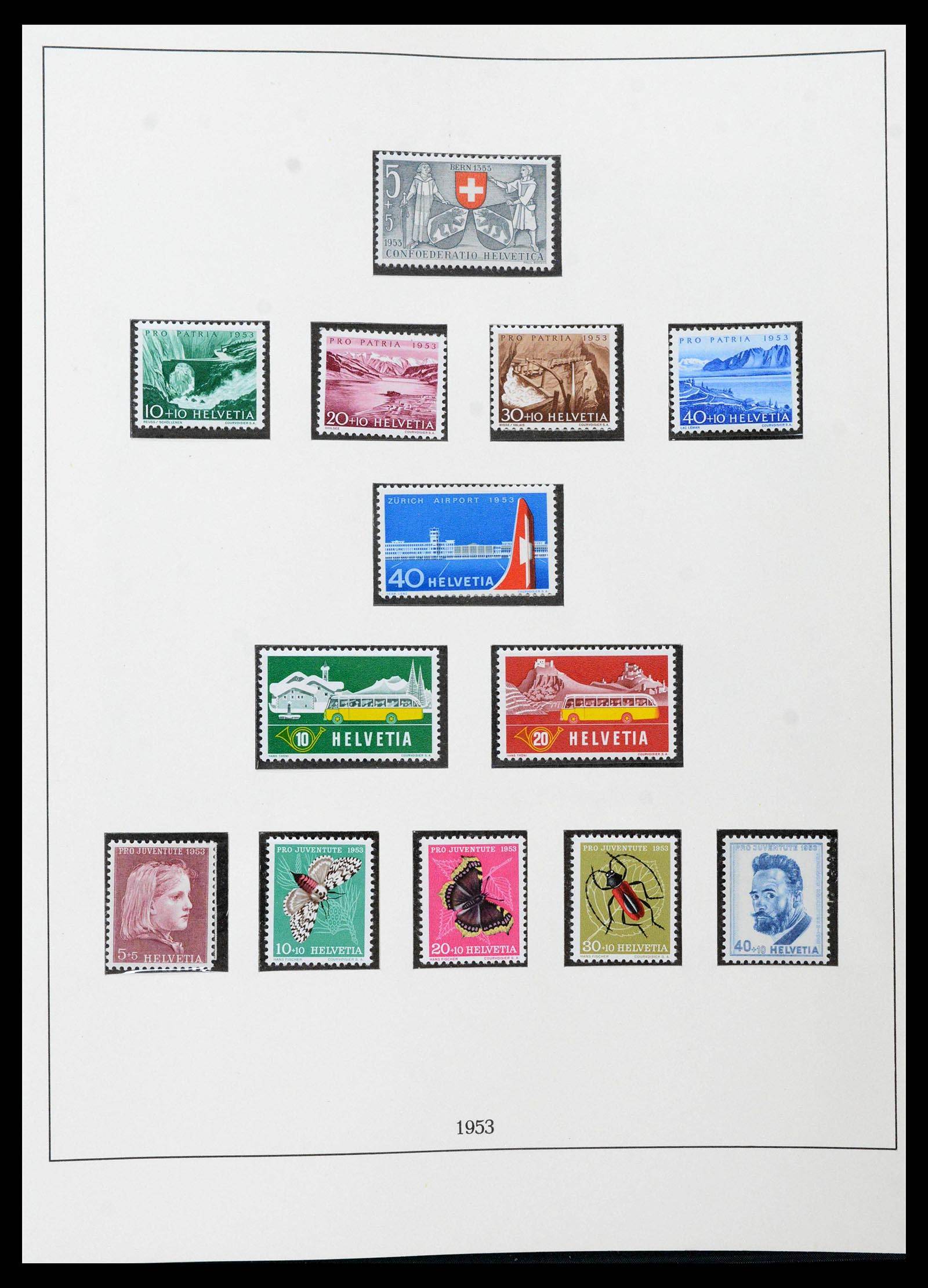 39235 0050 - Stamp collection 39235 Switzerland 1843-1960.