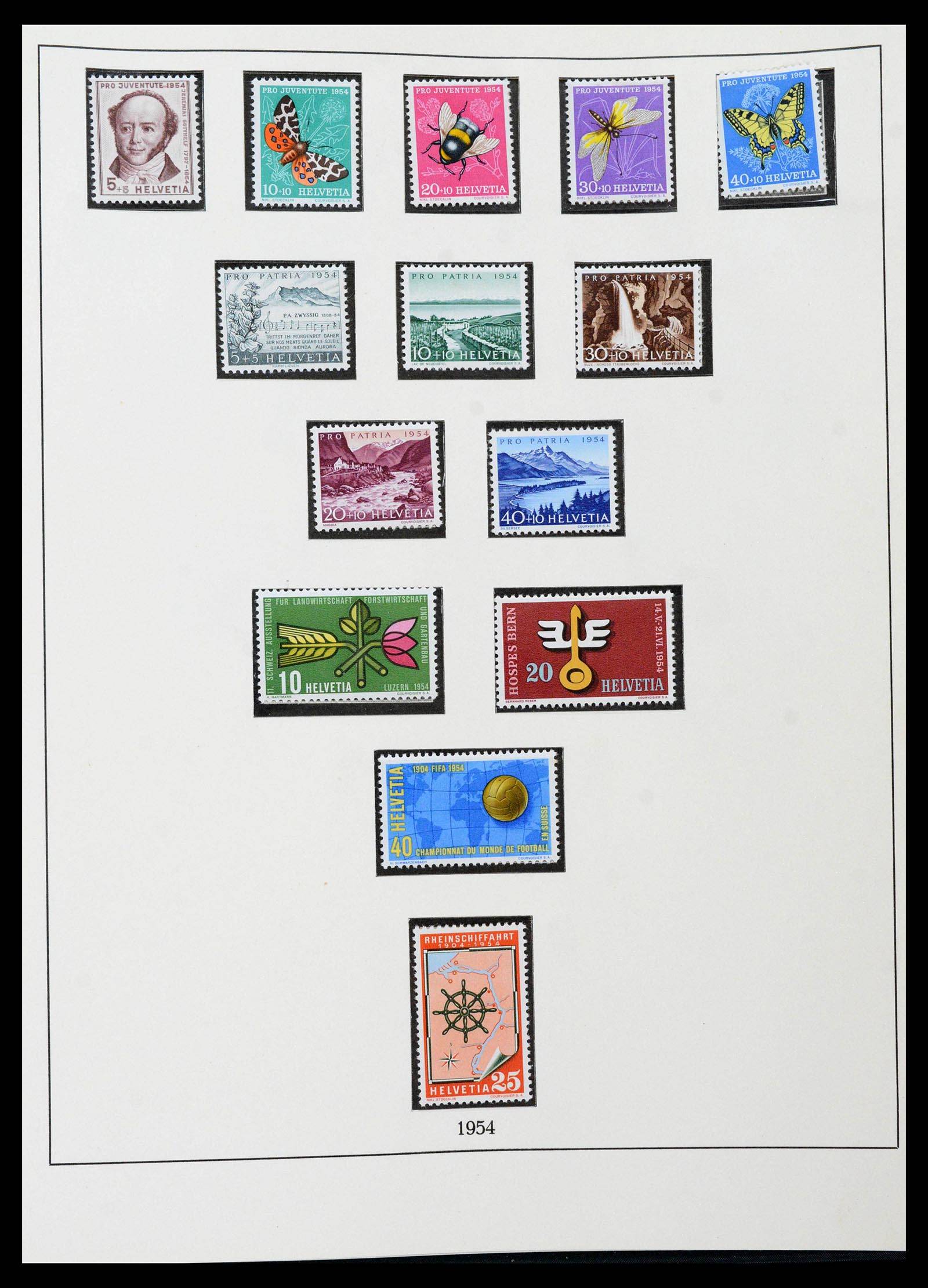39235 0052 - Stamp collection 39235 Switzerland 1843-1960.