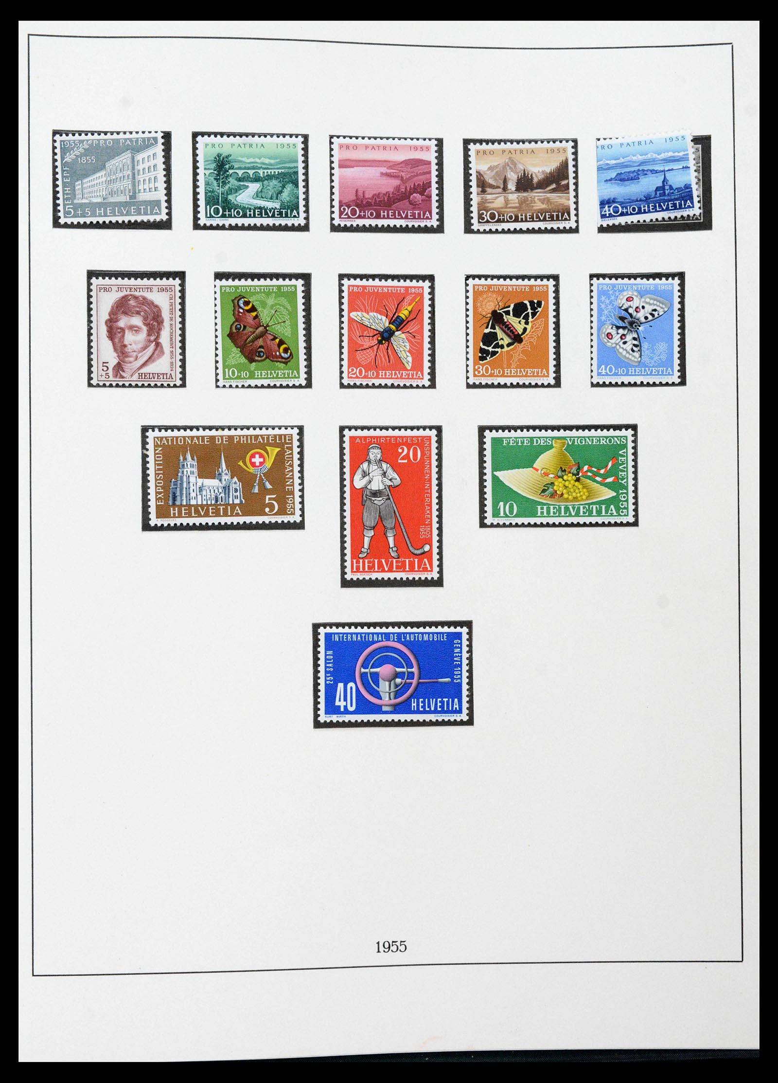 39235 0053 - Stamp collection 39235 Switzerland 1843-1960.