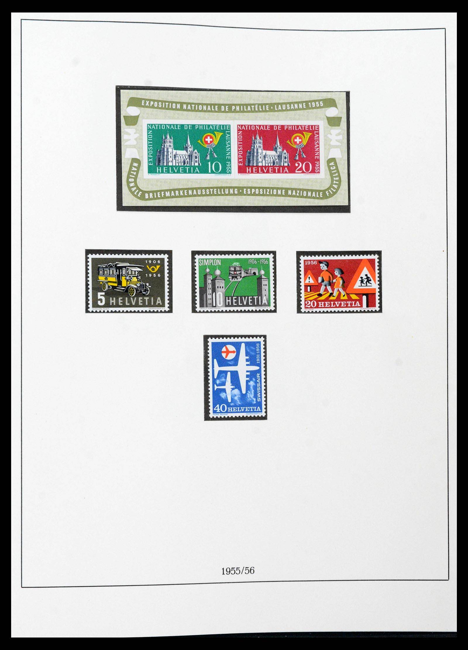 39235 0054 - Stamp collection 39235 Switzerland 1843-1960.