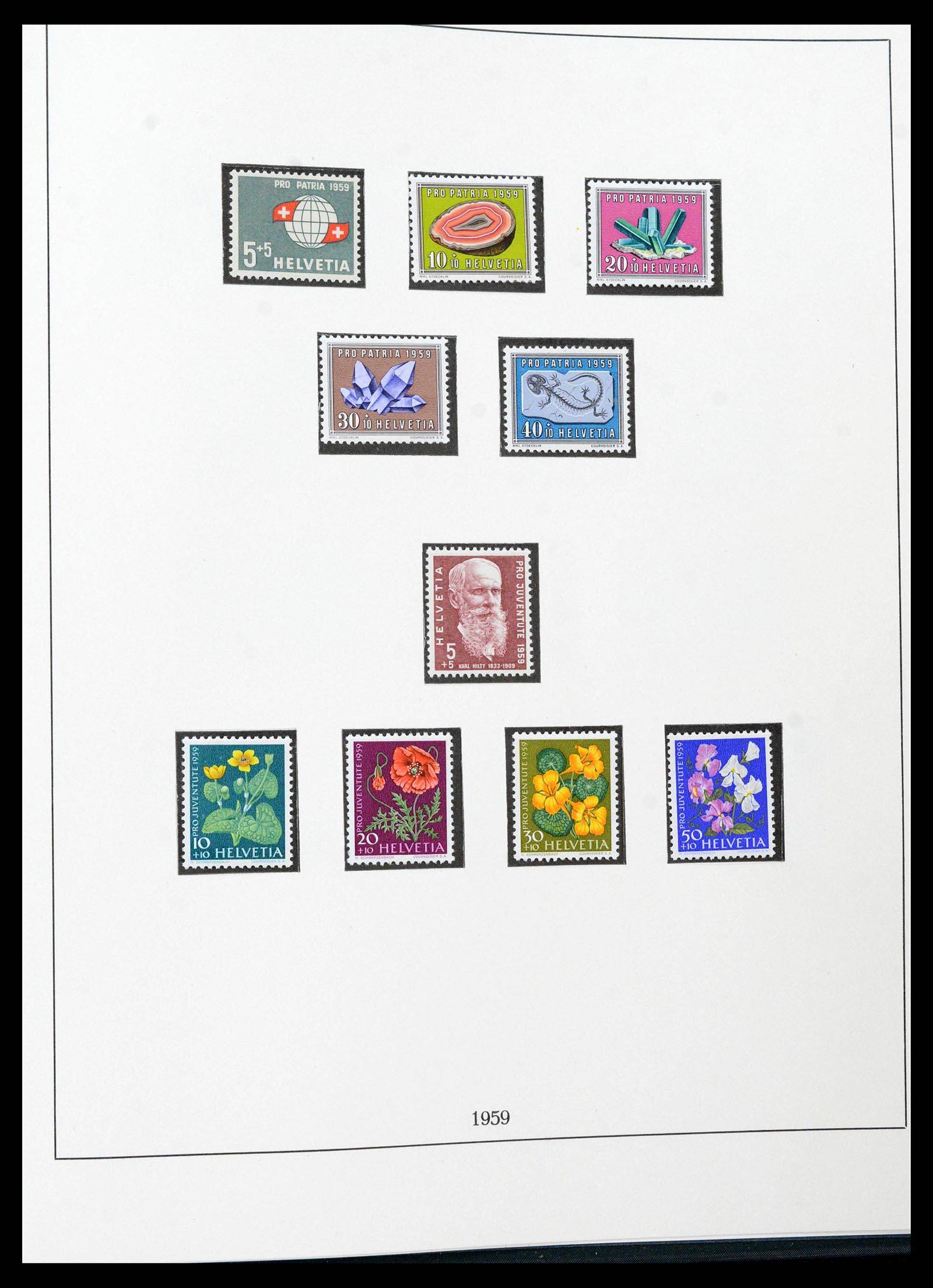 39235 0059 - Stamp collection 39235 Switzerland 1843-1960.