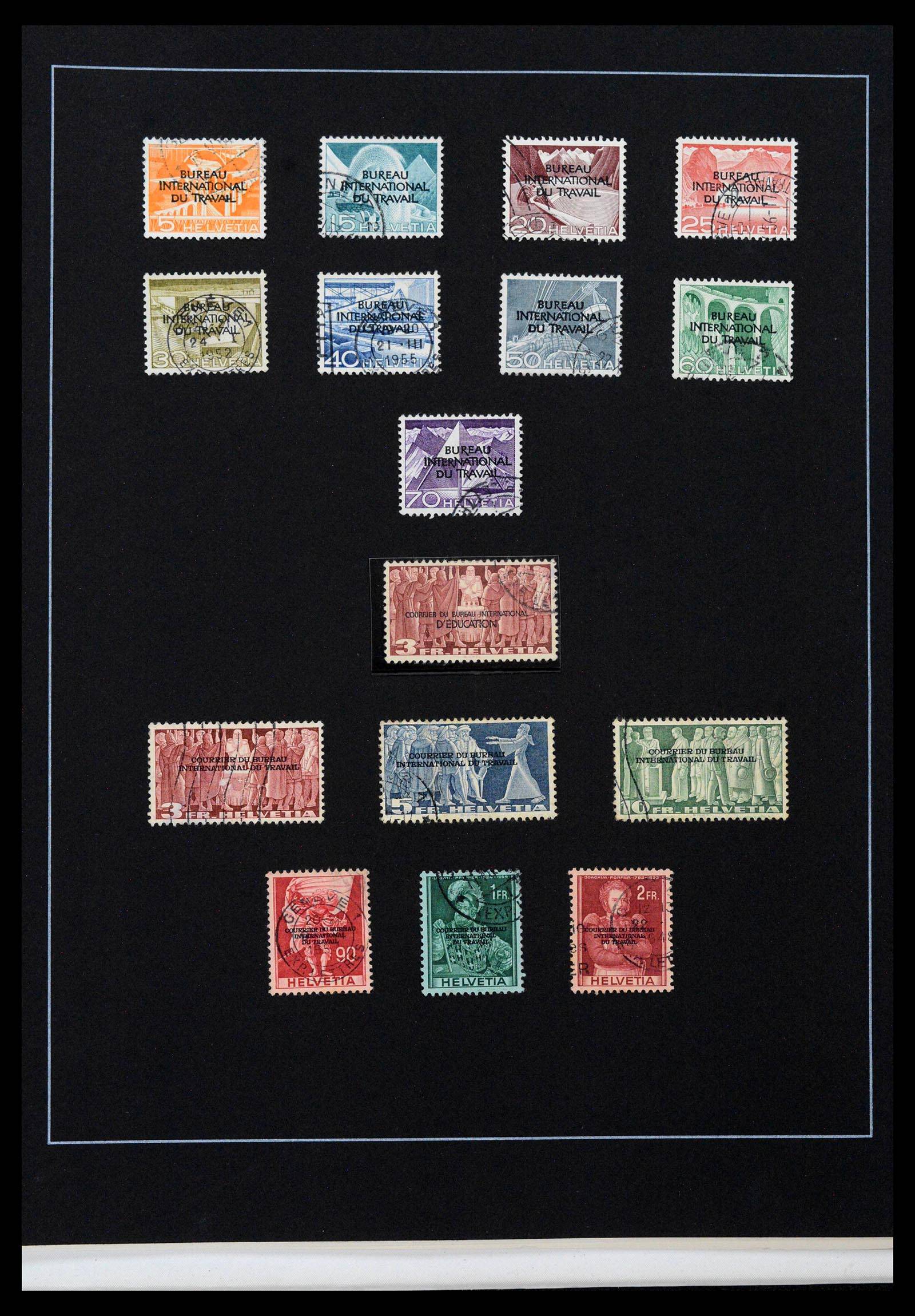 39235 0082 - Stamp collection 39235 Switzerland 1843-1960.