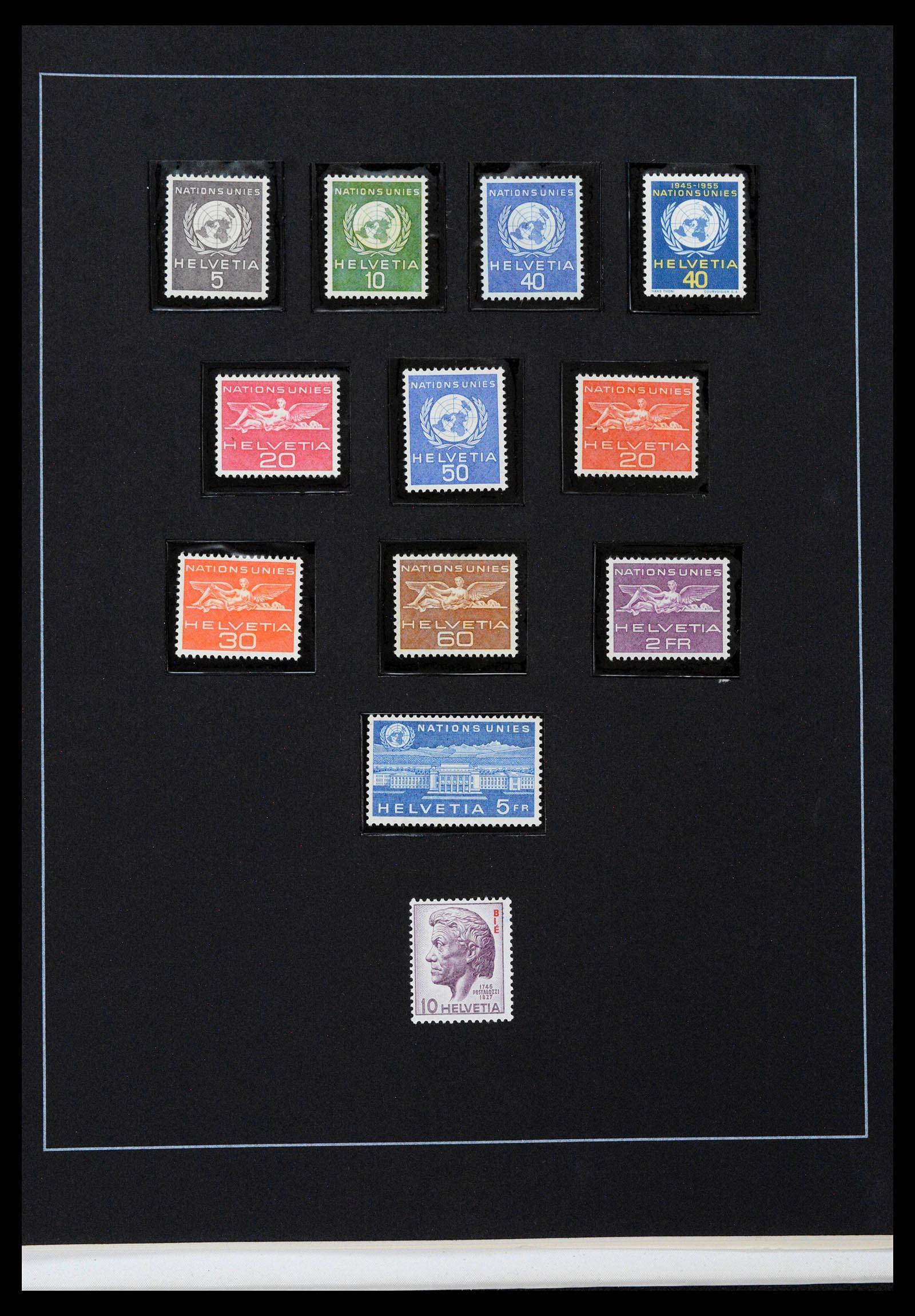 39235 0083 - Stamp collection 39235 Switzerland 1843-1960.