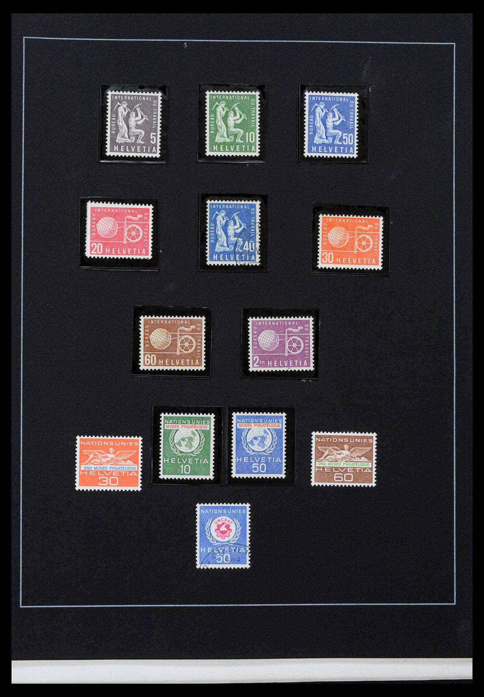 39235 0084 - Stamp collection 39235 Switzerland 1843-1960.