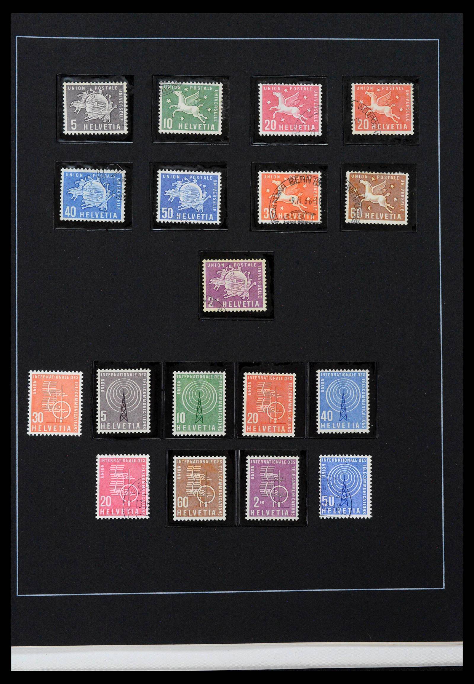 39235 0086 - Stamp collection 39235 Switzerland 1843-1960.
