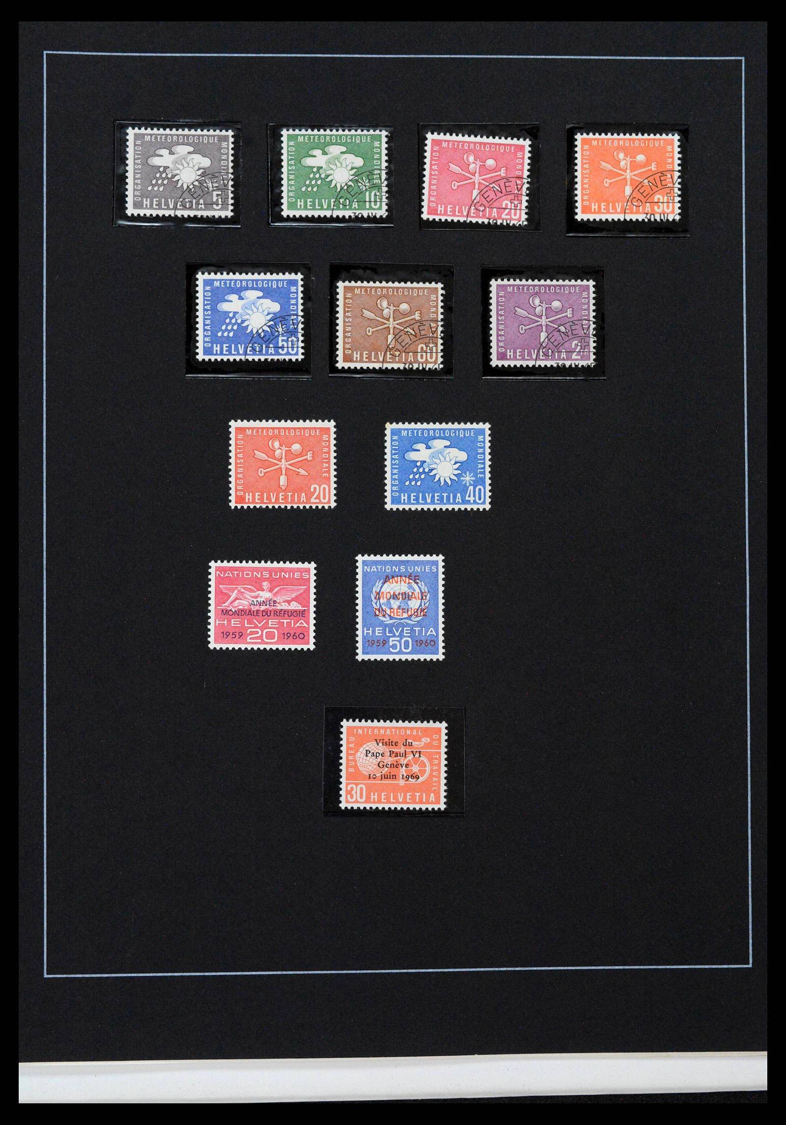 39235 0087 - Stamp collection 39235 Switzerland 1843-1960.