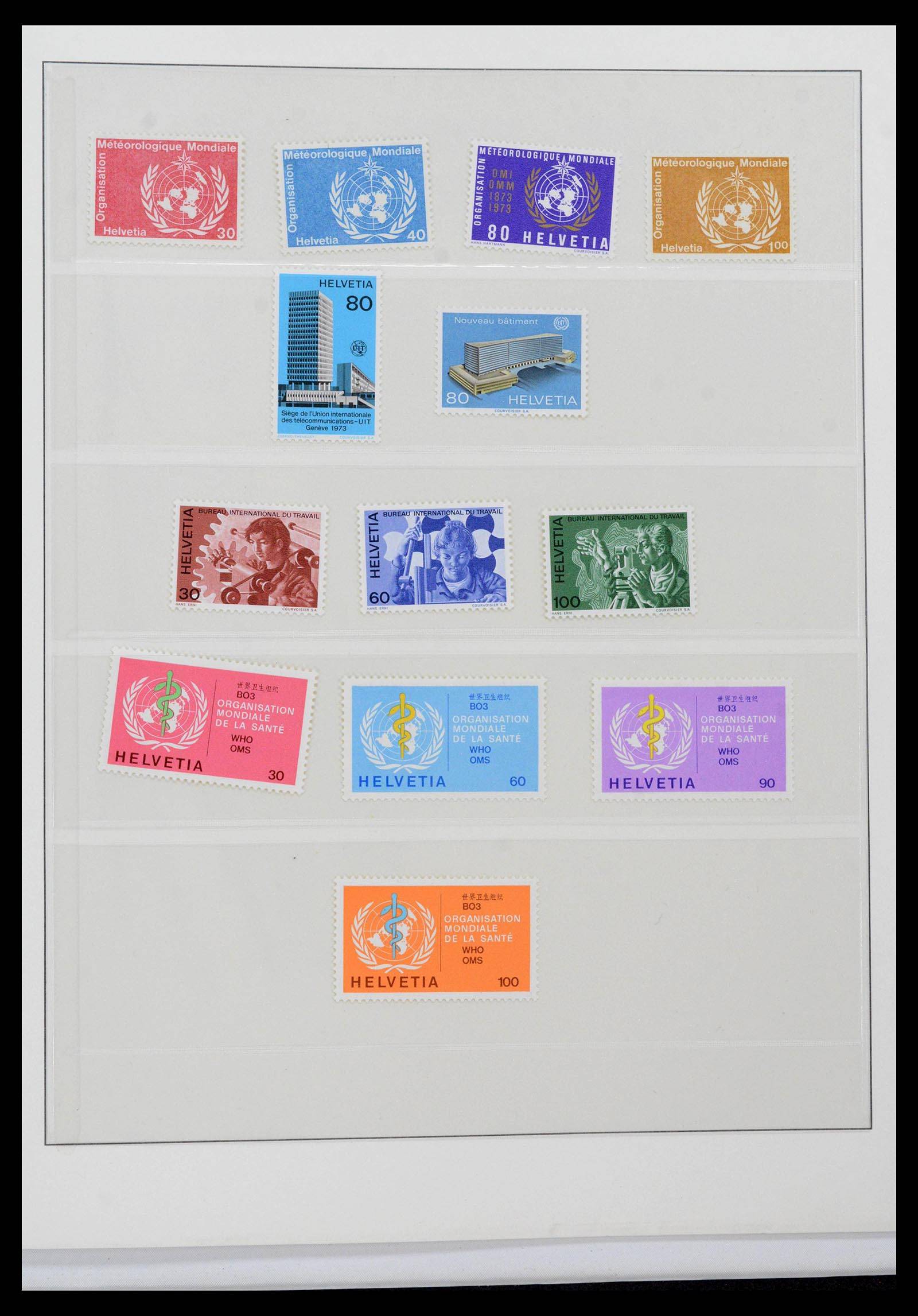 39235 0088 - Stamp collection 39235 Switzerland 1843-1960.