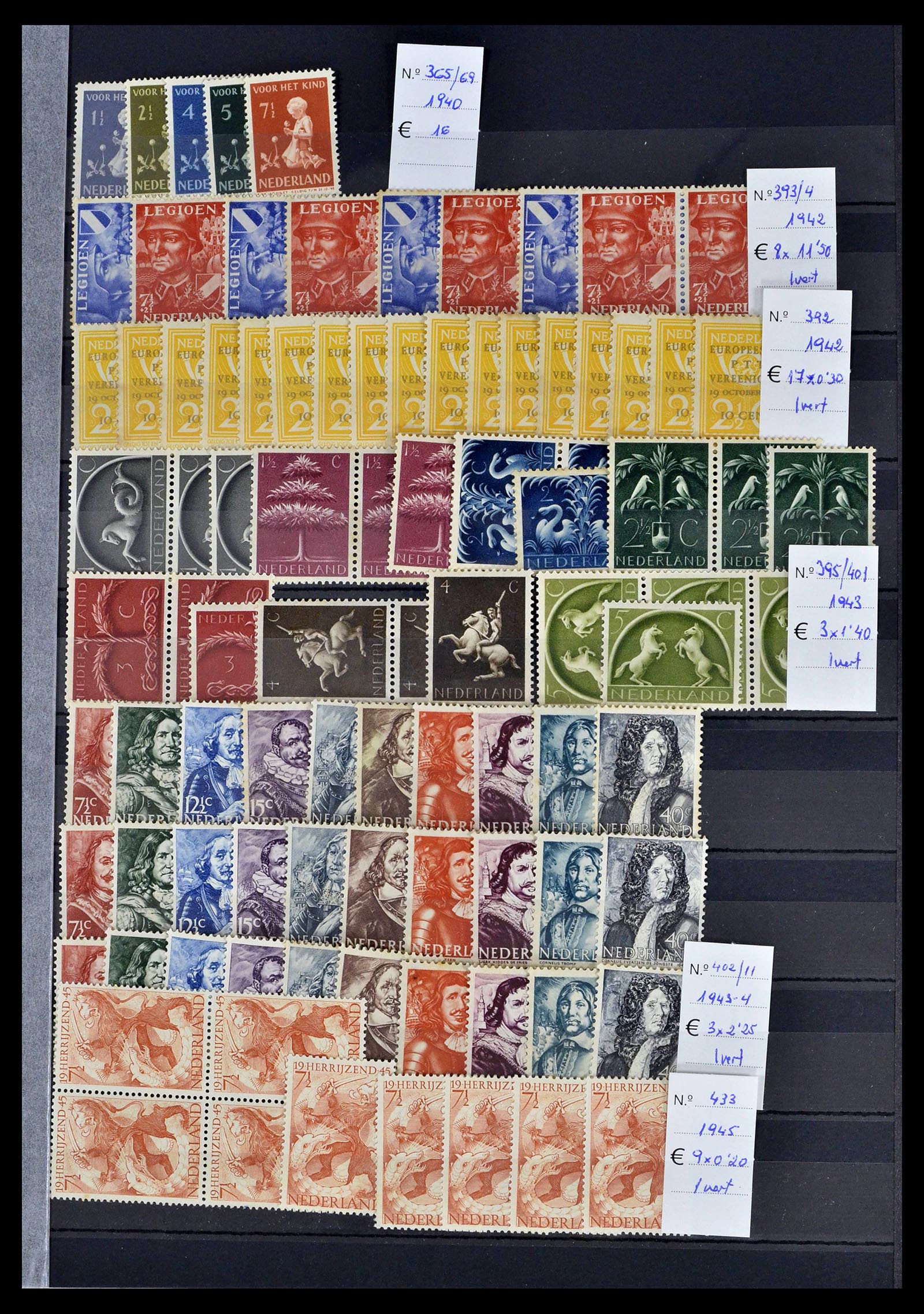 39236 0003 - Postzegelverzameling 39236 Europese landen jaren 40-60.
