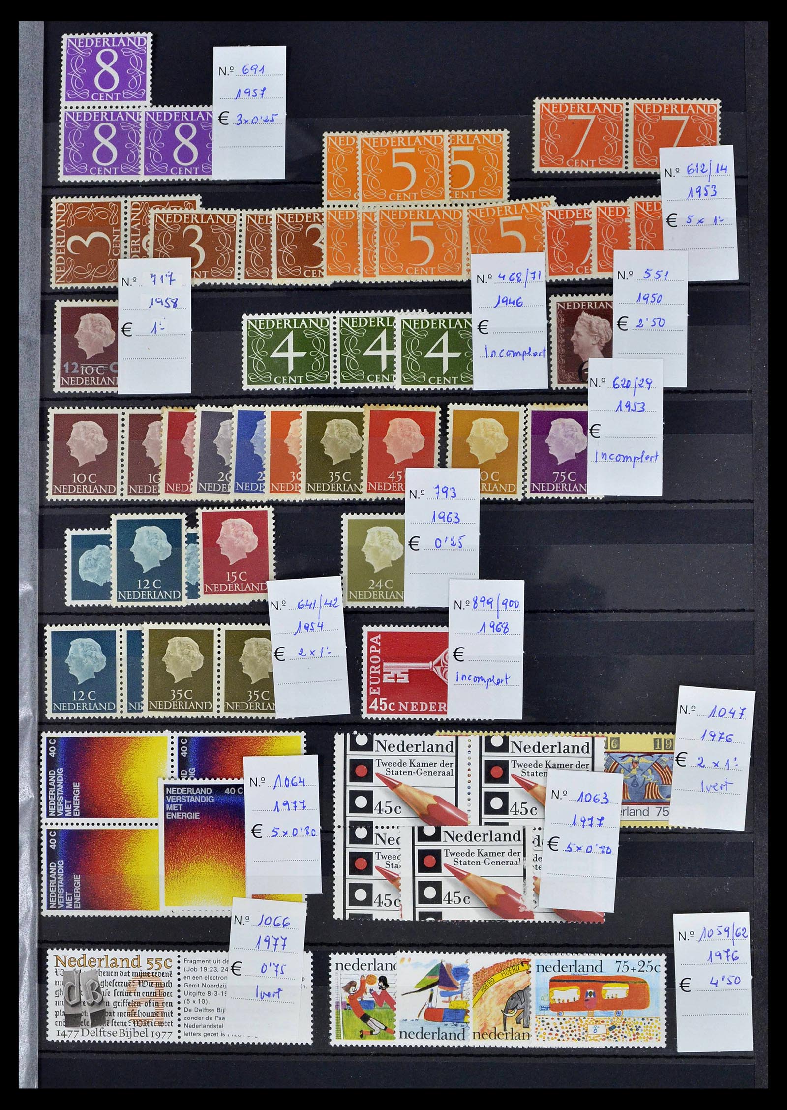 39236 0005 - Postzegelverzameling 39236 Europese landen jaren 40-60.