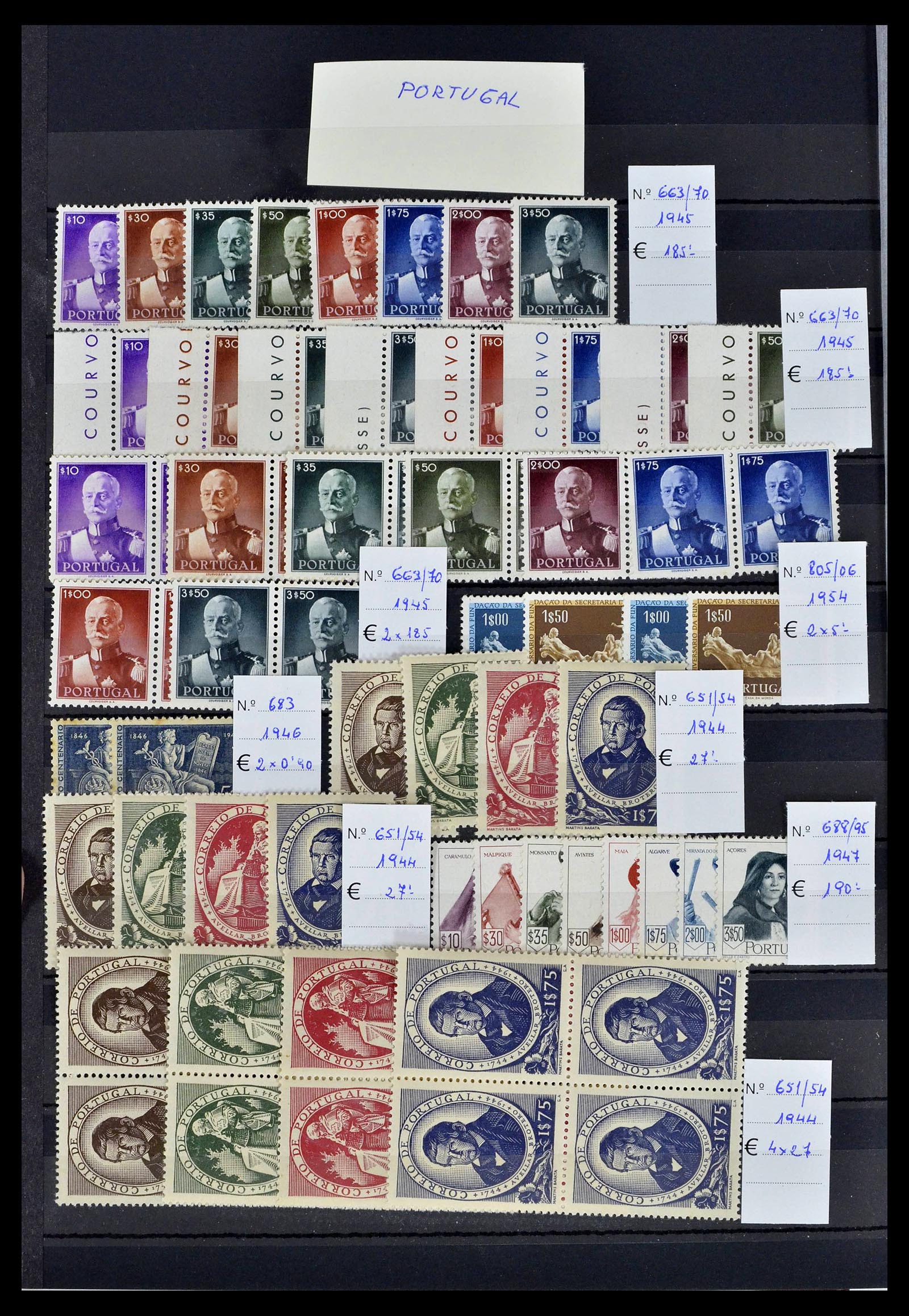 39236 0007 - Stamp collection 39236 European countries 40s-60s.