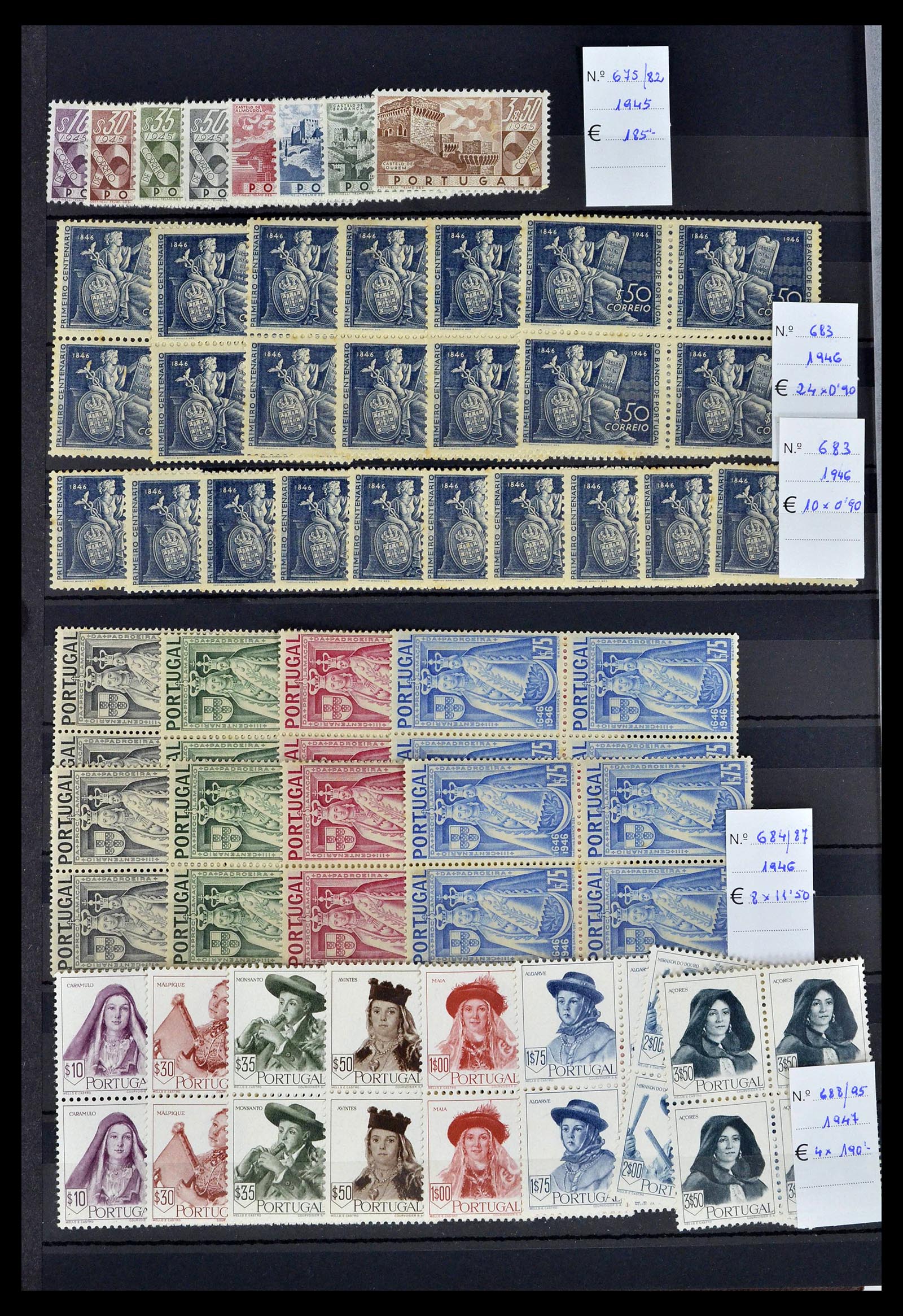 39236 0009 - Postzegelverzameling 39236 Europese landen jaren 40-60.
