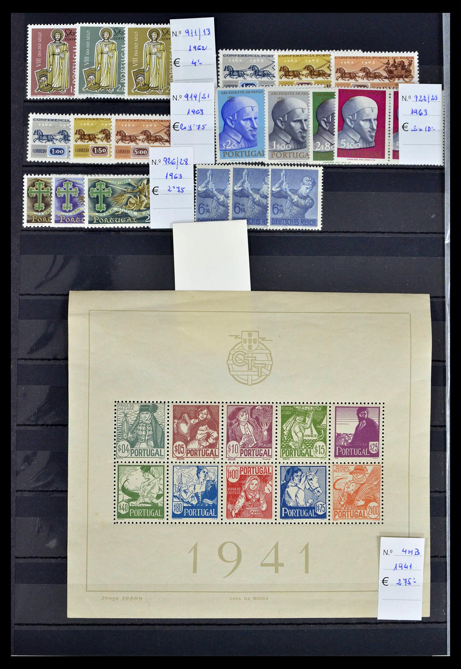 39236 0011 - Postzegelverzameling 39236 Europese landen jaren 40-60.