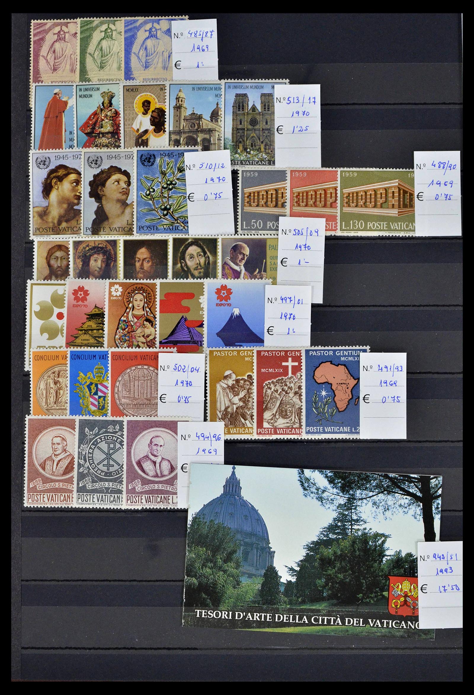 39236 0018 - Postzegelverzameling 39236 Europese landen jaren 40-60.