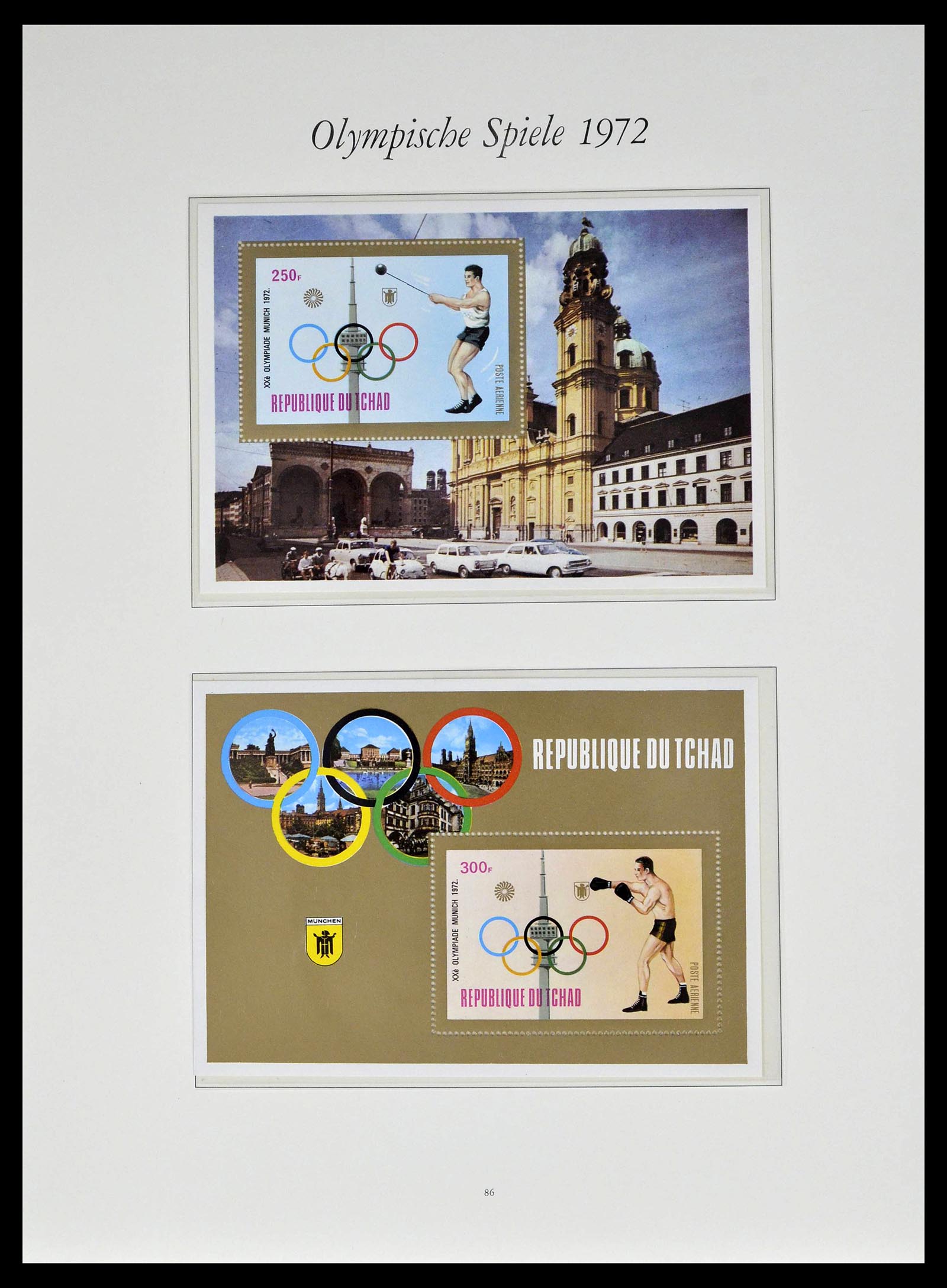 39237 0031 - Postzegelverzameling 39237 Olympische Spelen 1972.