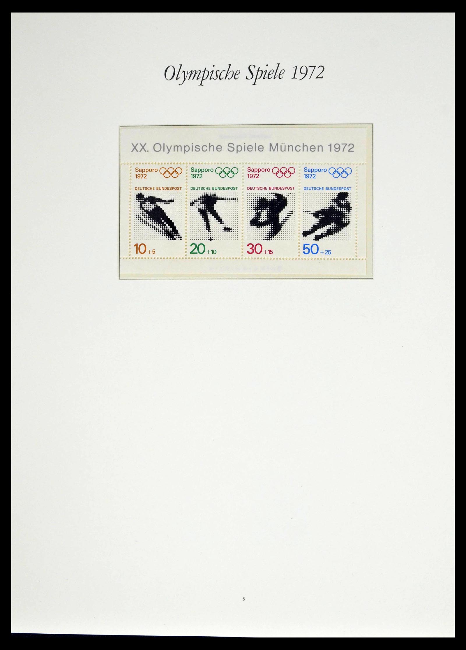 39237 0065 - Stamp collection 39237 Olympics 1972.