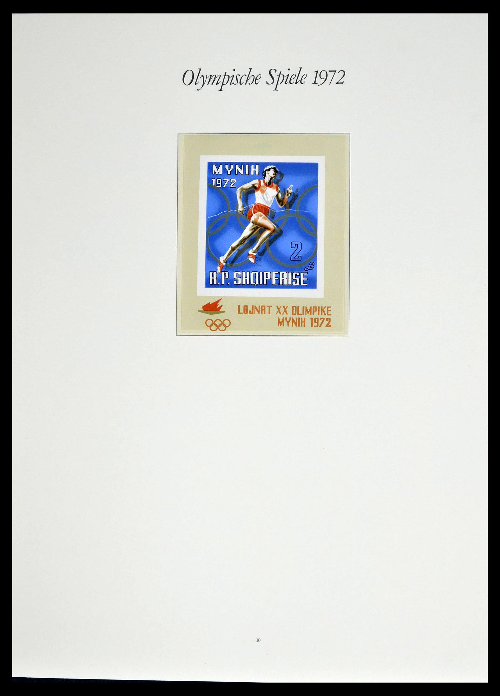 39237 0070 - Stamp collection 39237 Olympics 1972.