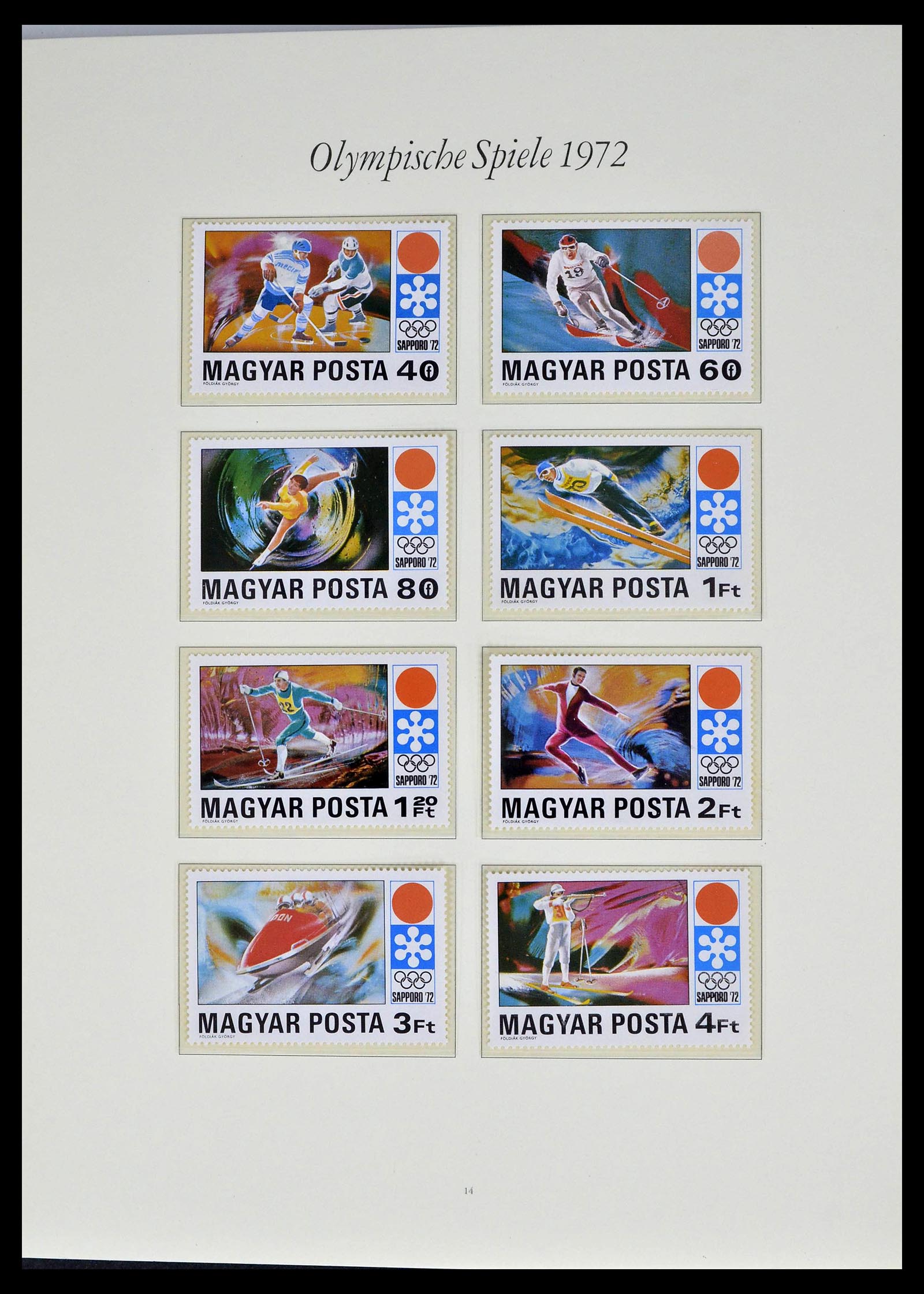 39237 0074 - Stamp collection 39237 Olympics 1972.