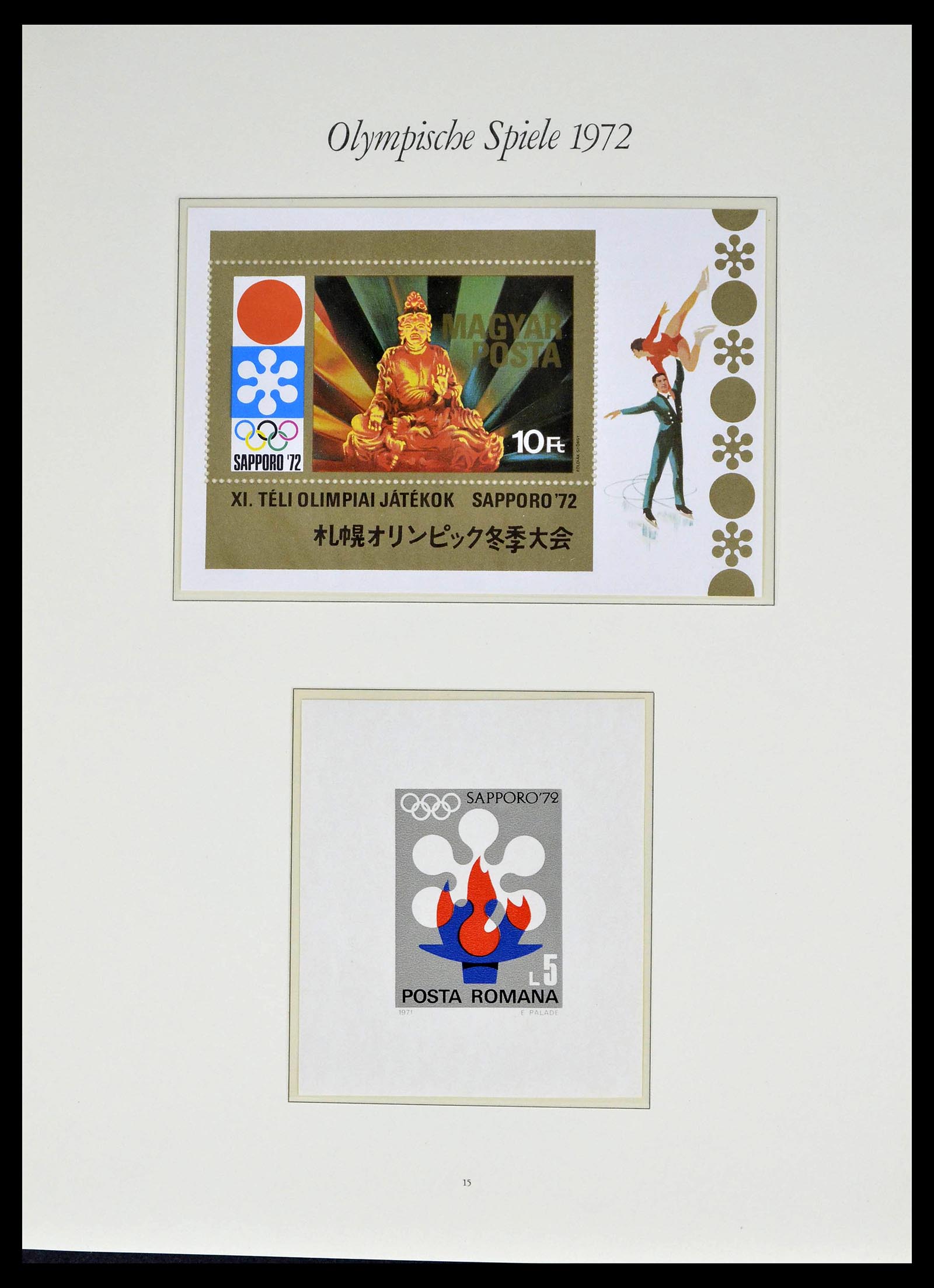 39237 0075 - Stamp collection 39237 Olympics 1972.