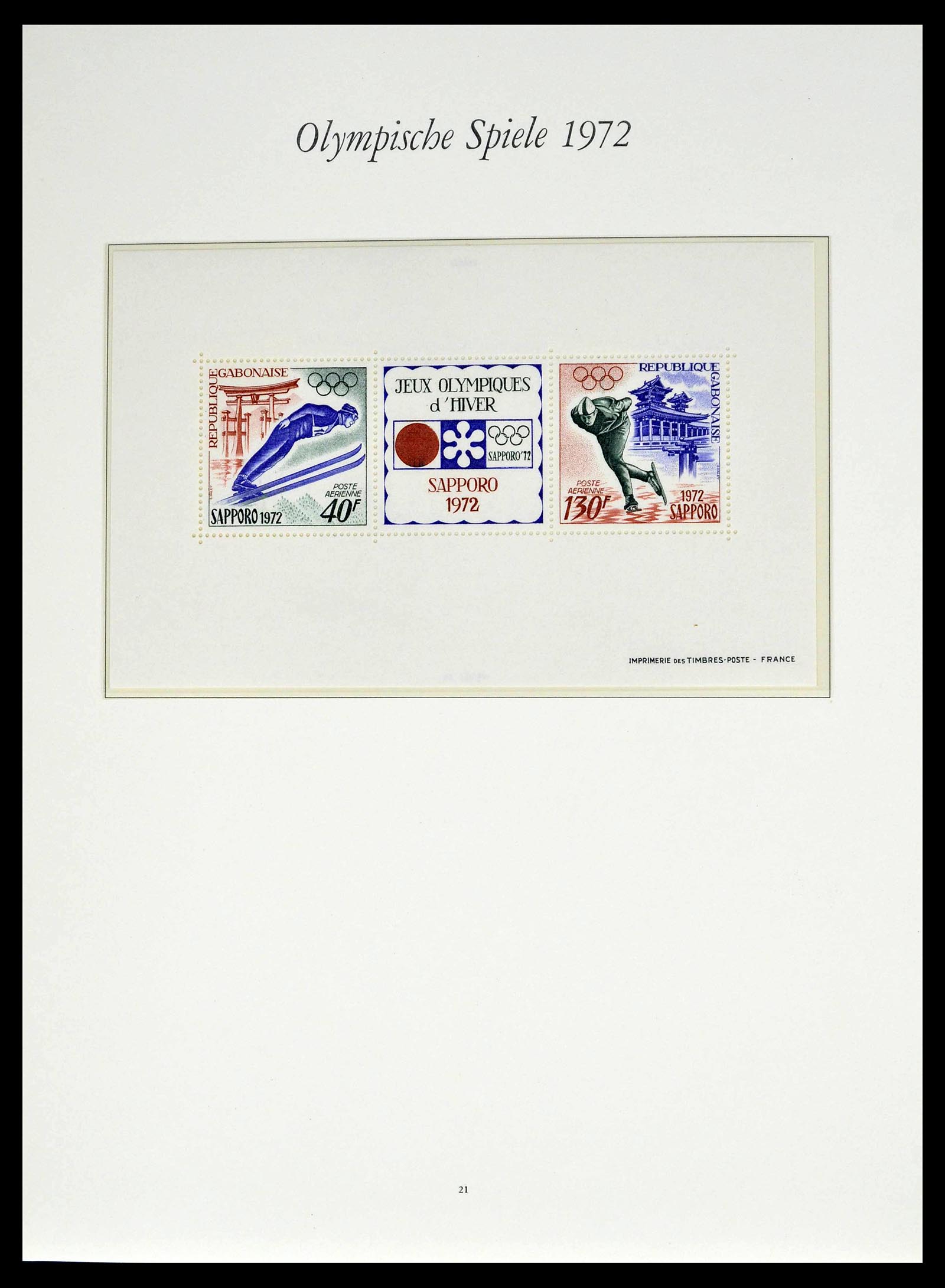 39237 0081 - Stamp collection 39237 Olympics 1972.