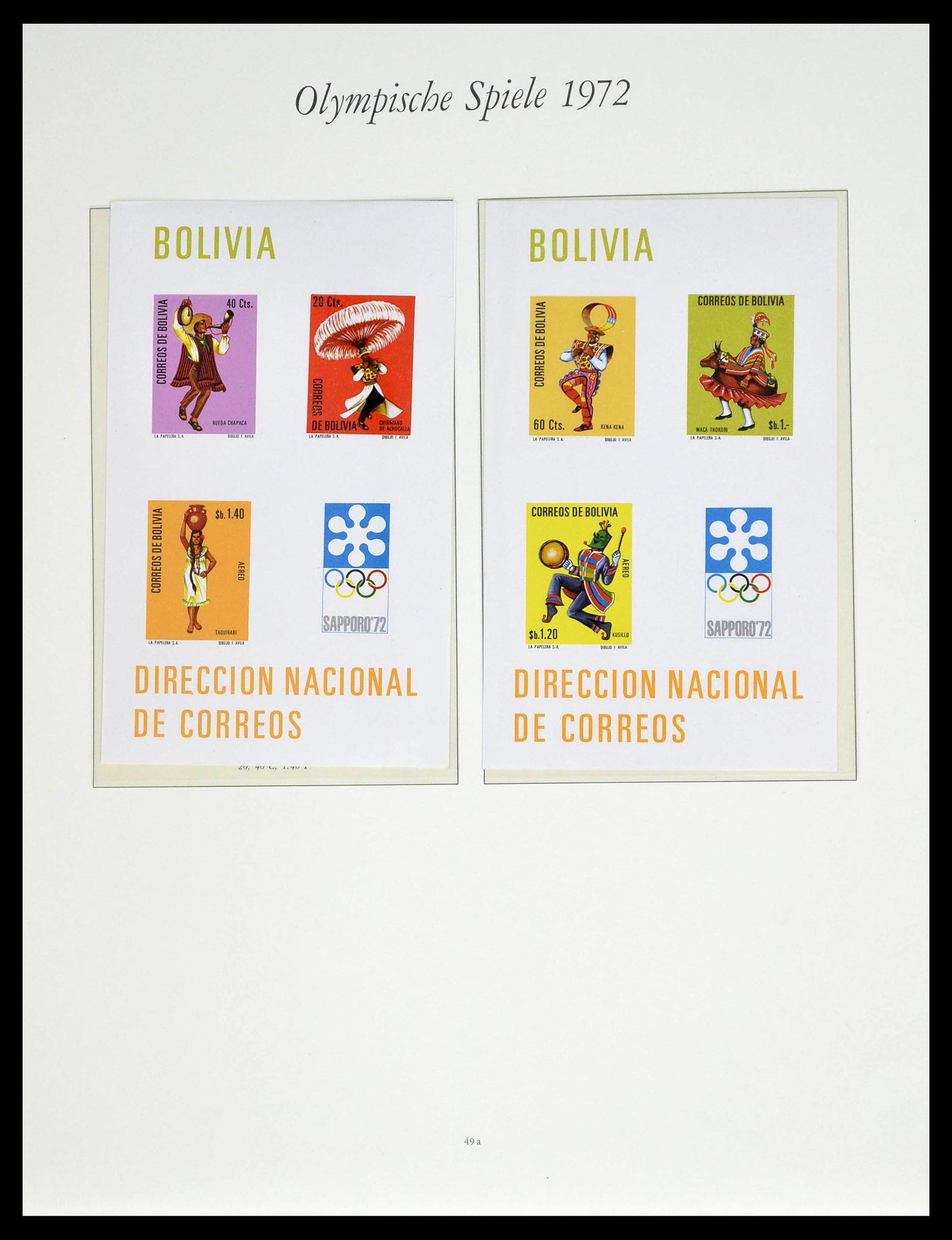 39237 0104 - Stamp collection 39237 Olympics 1972.