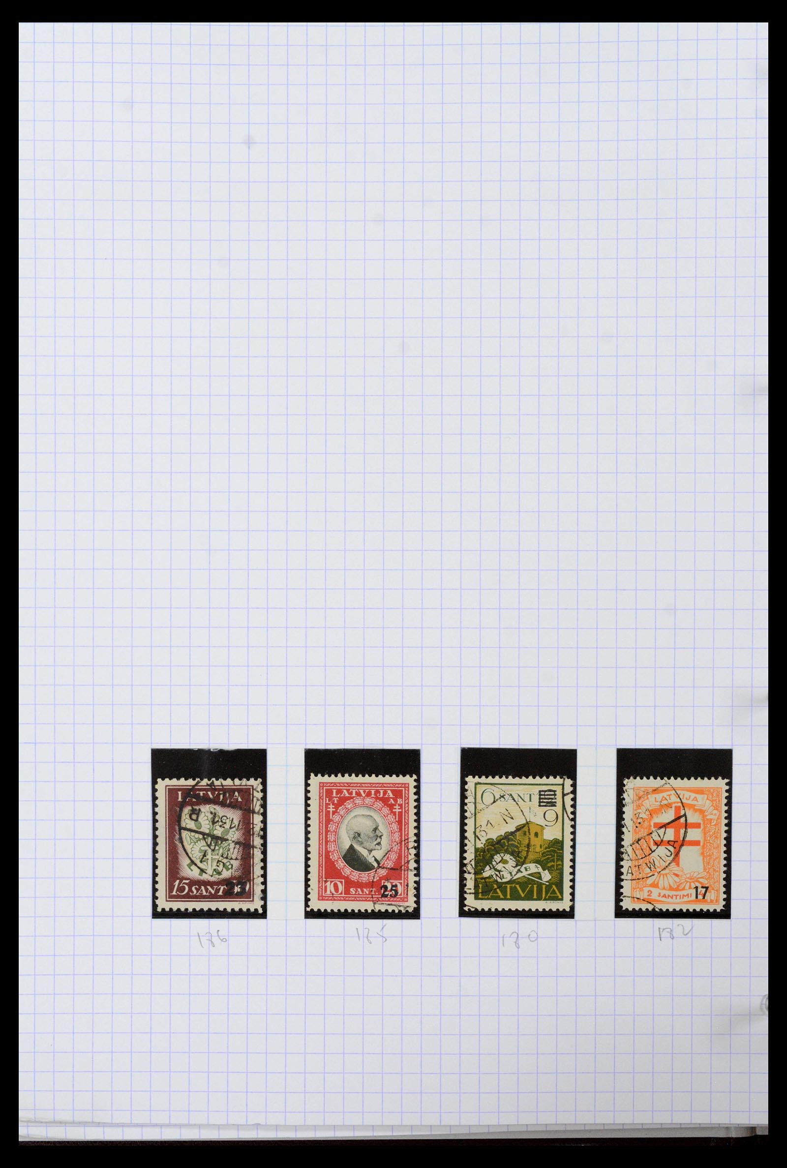 39238 0016 - Stamp collection 39238 Latvia 1919-2008.